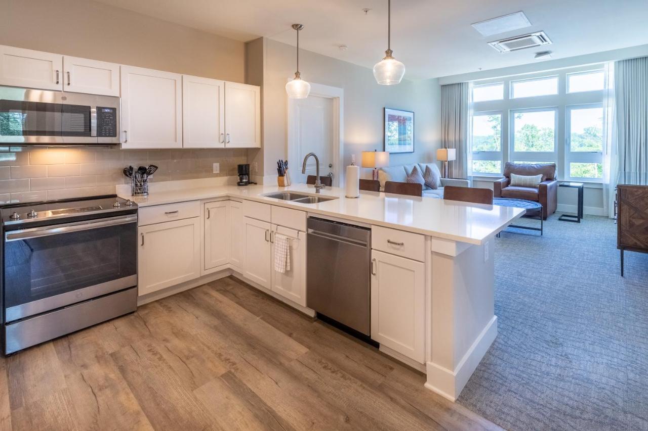1 Bedroom Suites Kitchen Lakeside View King Bed
