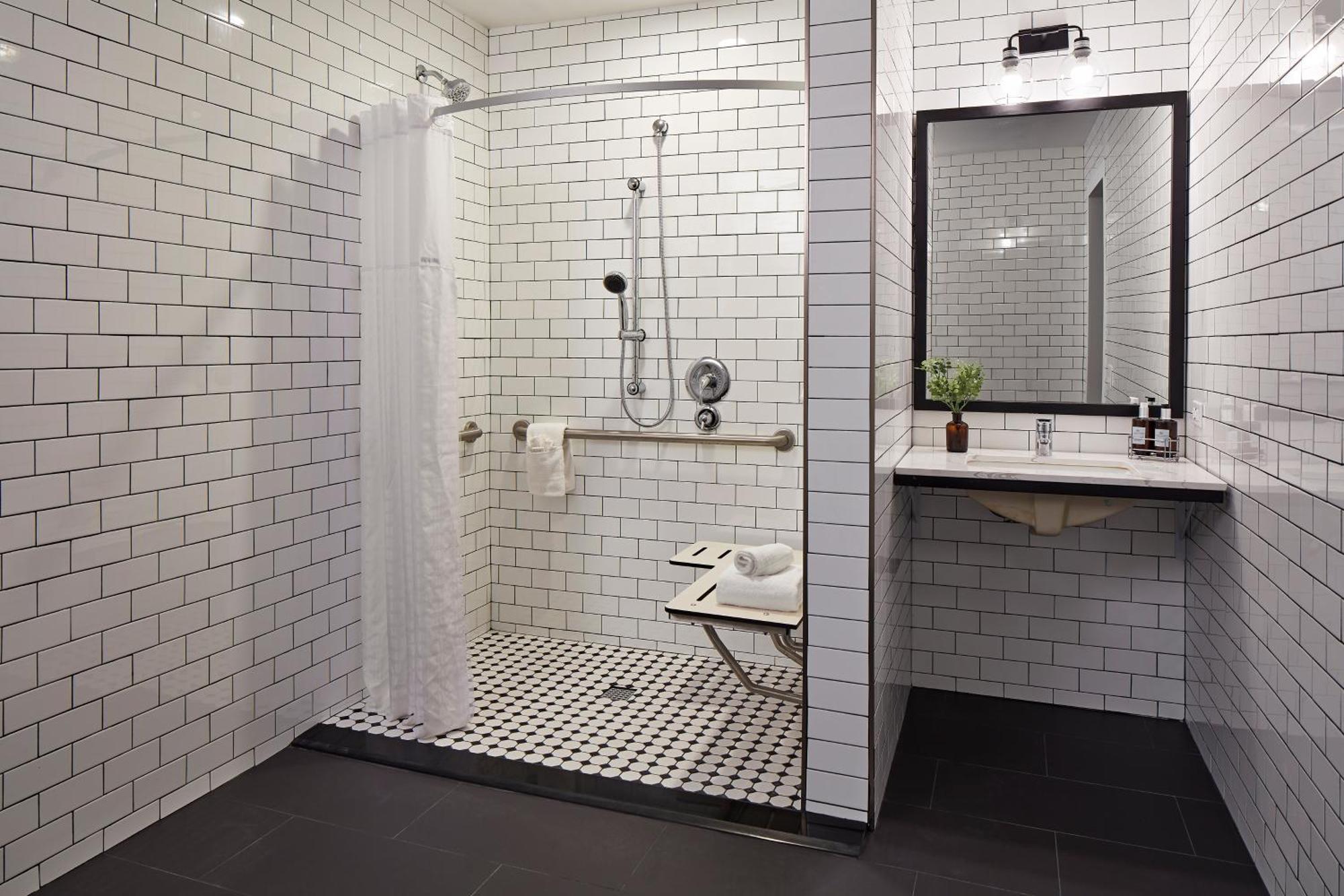 Accessible Double Rollin Shower