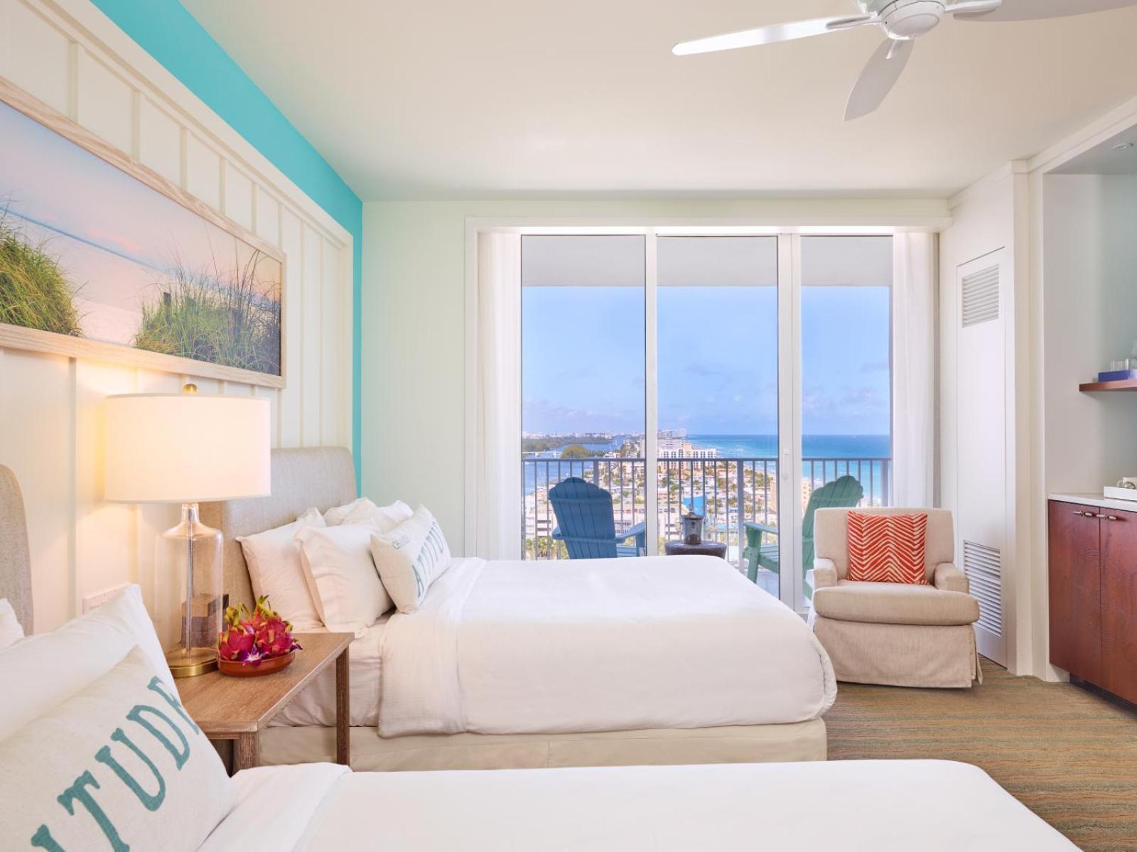 Queen Room Two Queen Beds Partial Ocean View
