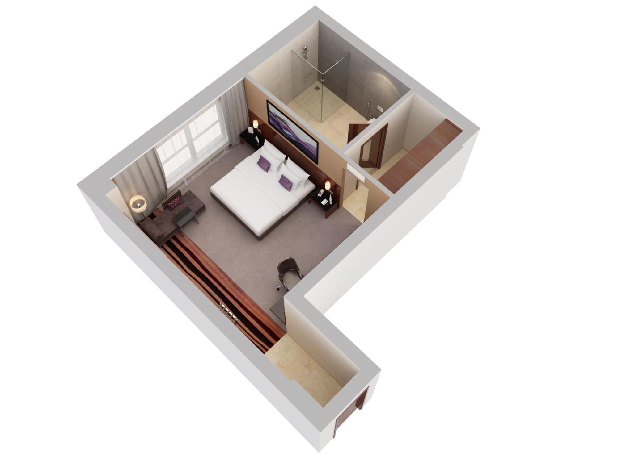 Quarto Deluxe com Cama de Casal ou 2 de Solteiro - Transfer para a Praia de Cortesia