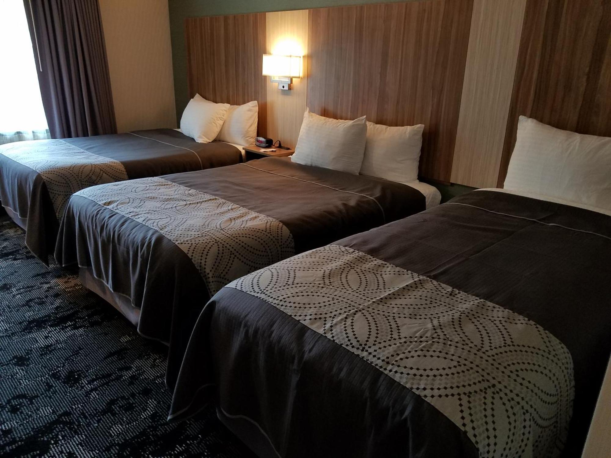 Family Room Two Full One Twin Bed