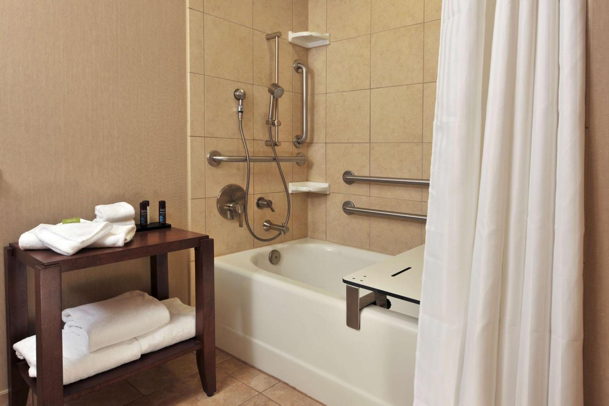Suite with Two Double Beds and Roll-In Shower - Mobility and Hearing Access/Non-Smoking