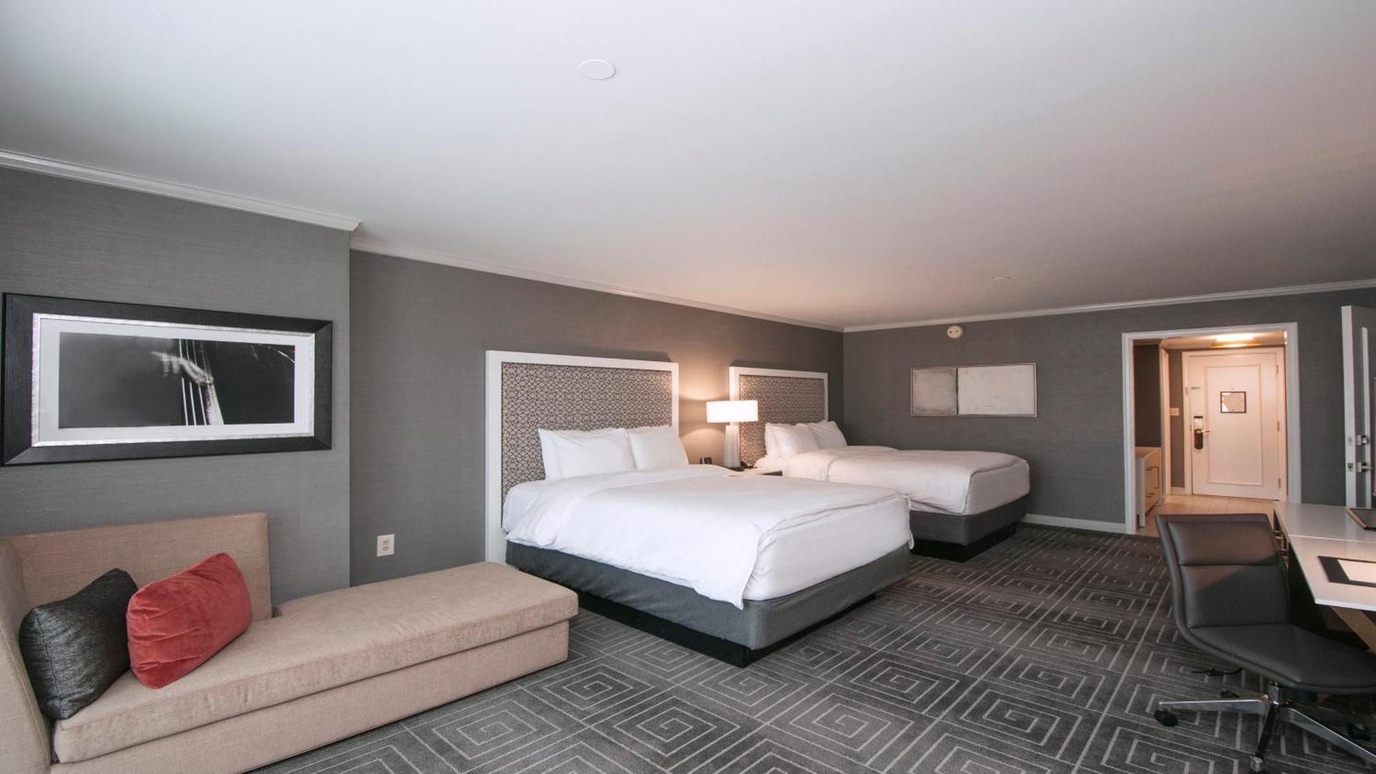 Premium Queen Room Two Queen Beds Balcony Plaza View