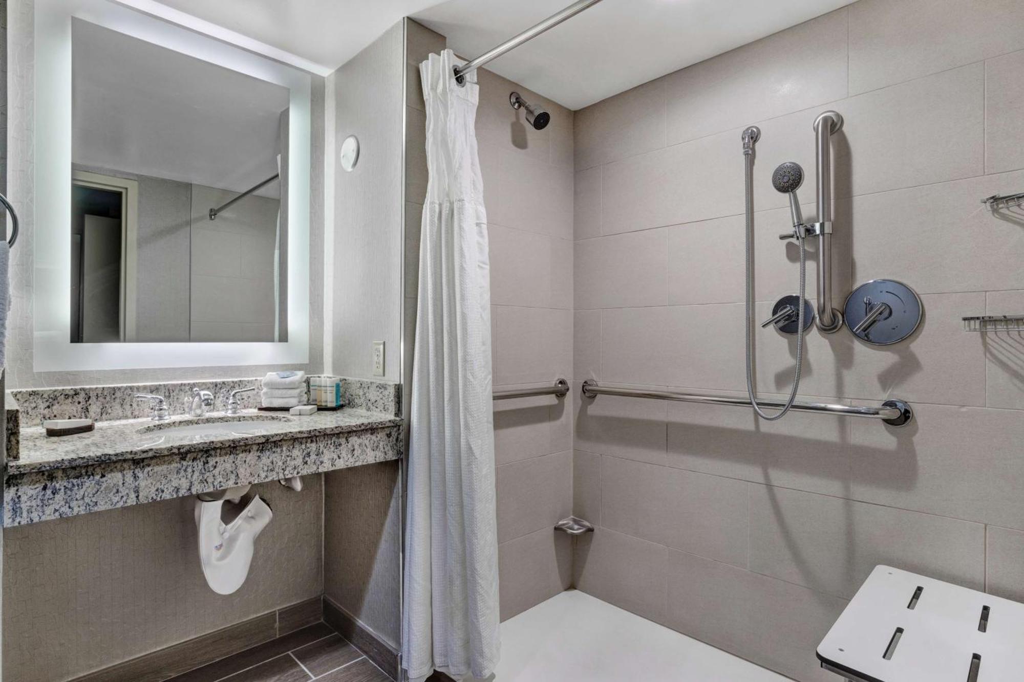Premium King Room Roll Shower Mobility Hearing Accessible or Non-Smoking