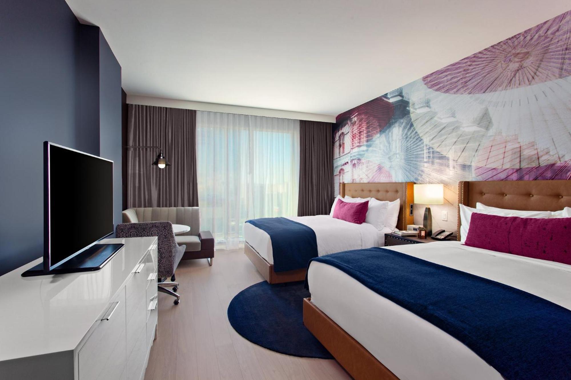 Standard Queen Room with Two Queen Beds and City View