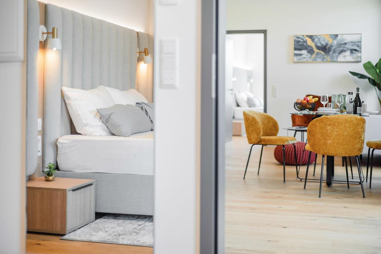 Penthouse-Suite mit Balkon und Terrasse