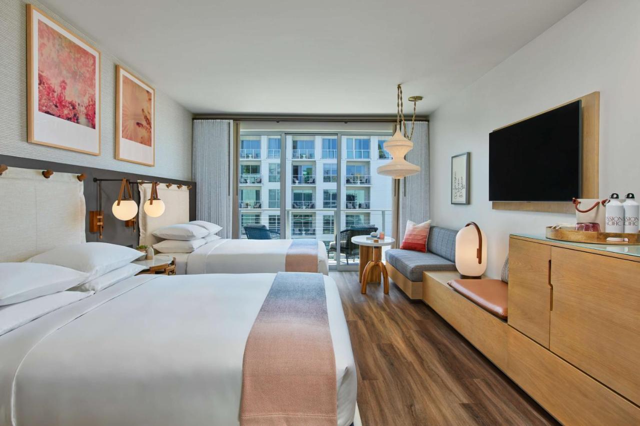 Two Queen Beds with Partial Ocean View