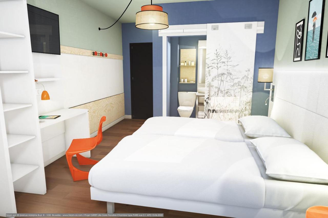 Pop Room Two Single Beds or King Bed