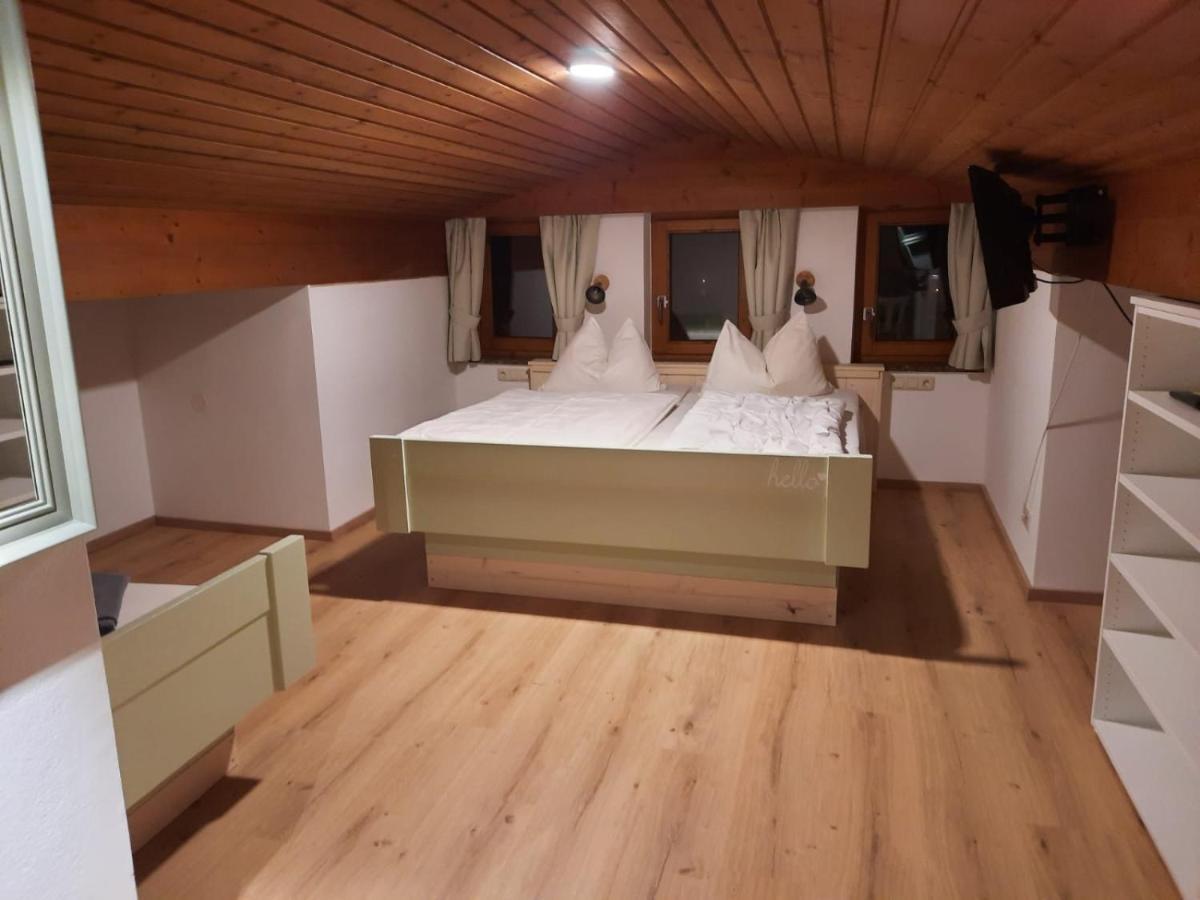 Cozy attic room lower room height