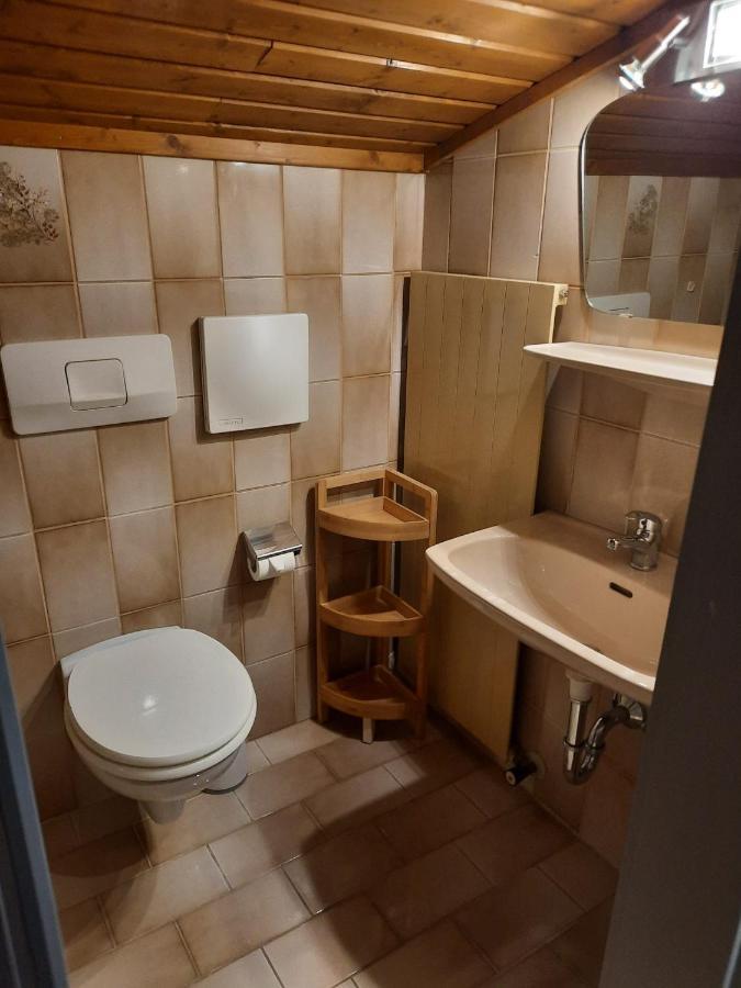 Cozy attic room lower room height