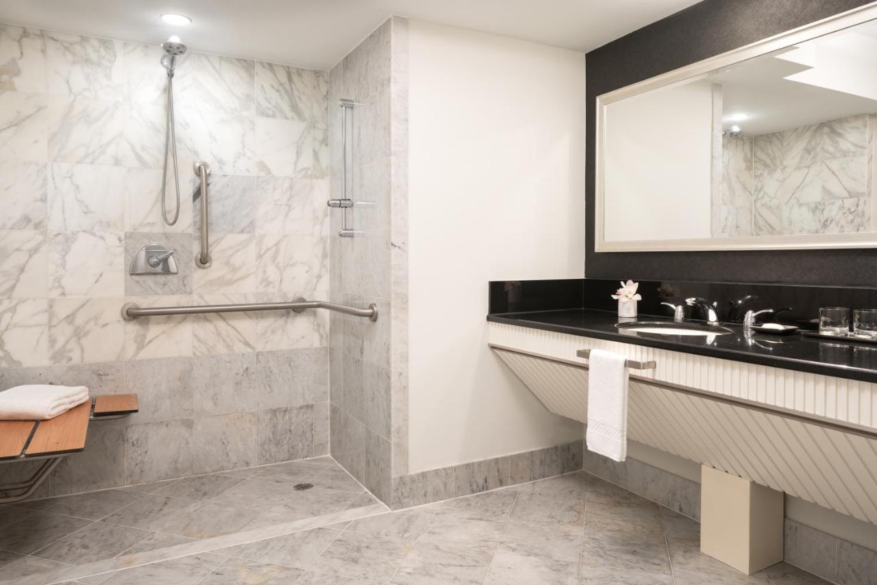 City View Room 1 King Bed Roll Shower Mobility Hearing Accessible