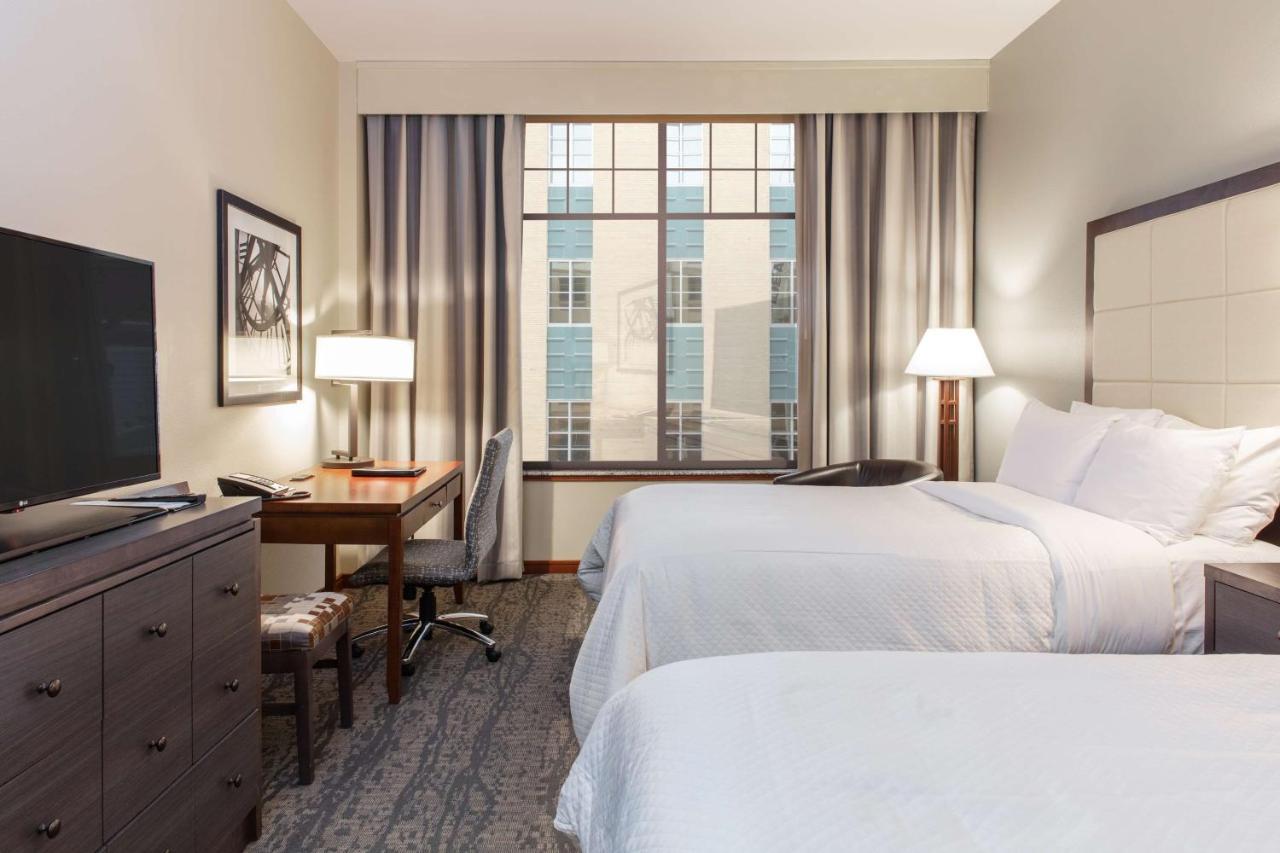 Double Room with Two Double Beds and Shower Only - Non-Smoking