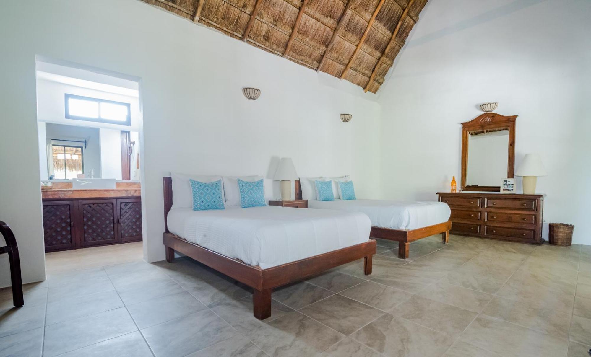 Standard Poolside Two Double Beds