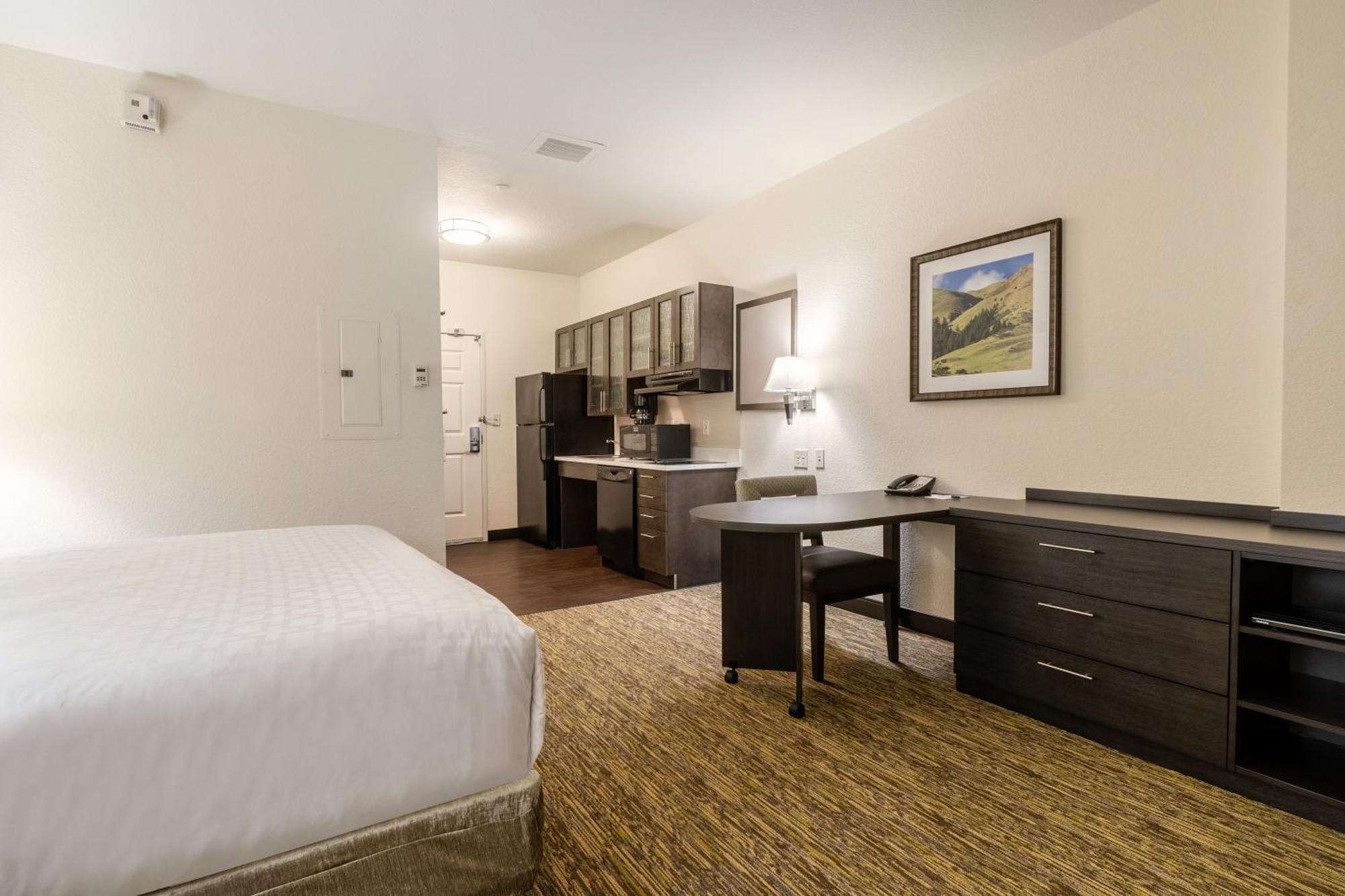 Studio Queen Suite with Accessible Roll-In Shower