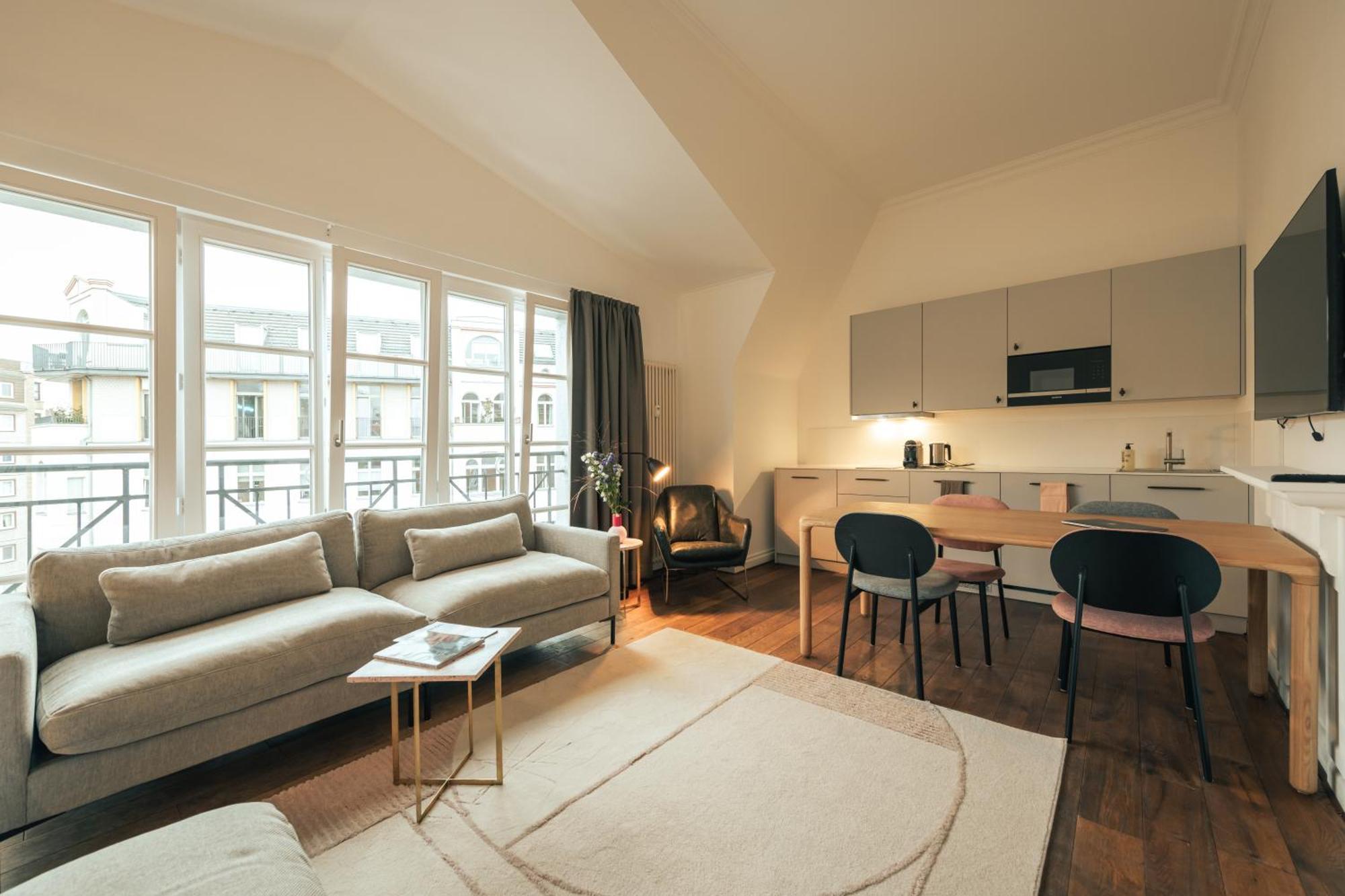 Spacious Studio Kitchen