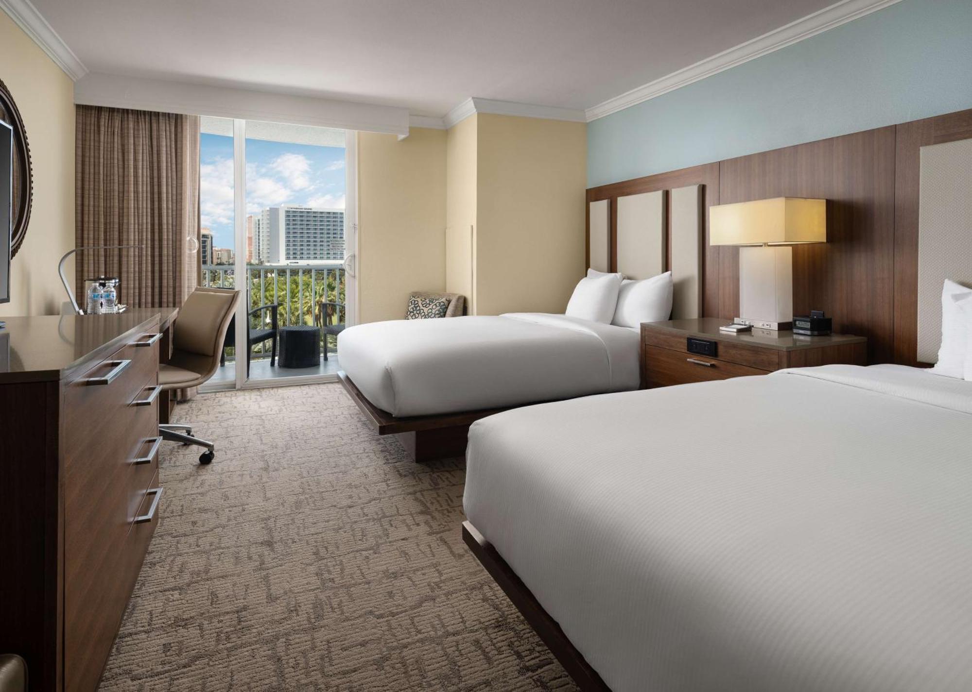 Double Room with Two Double Beds with City View