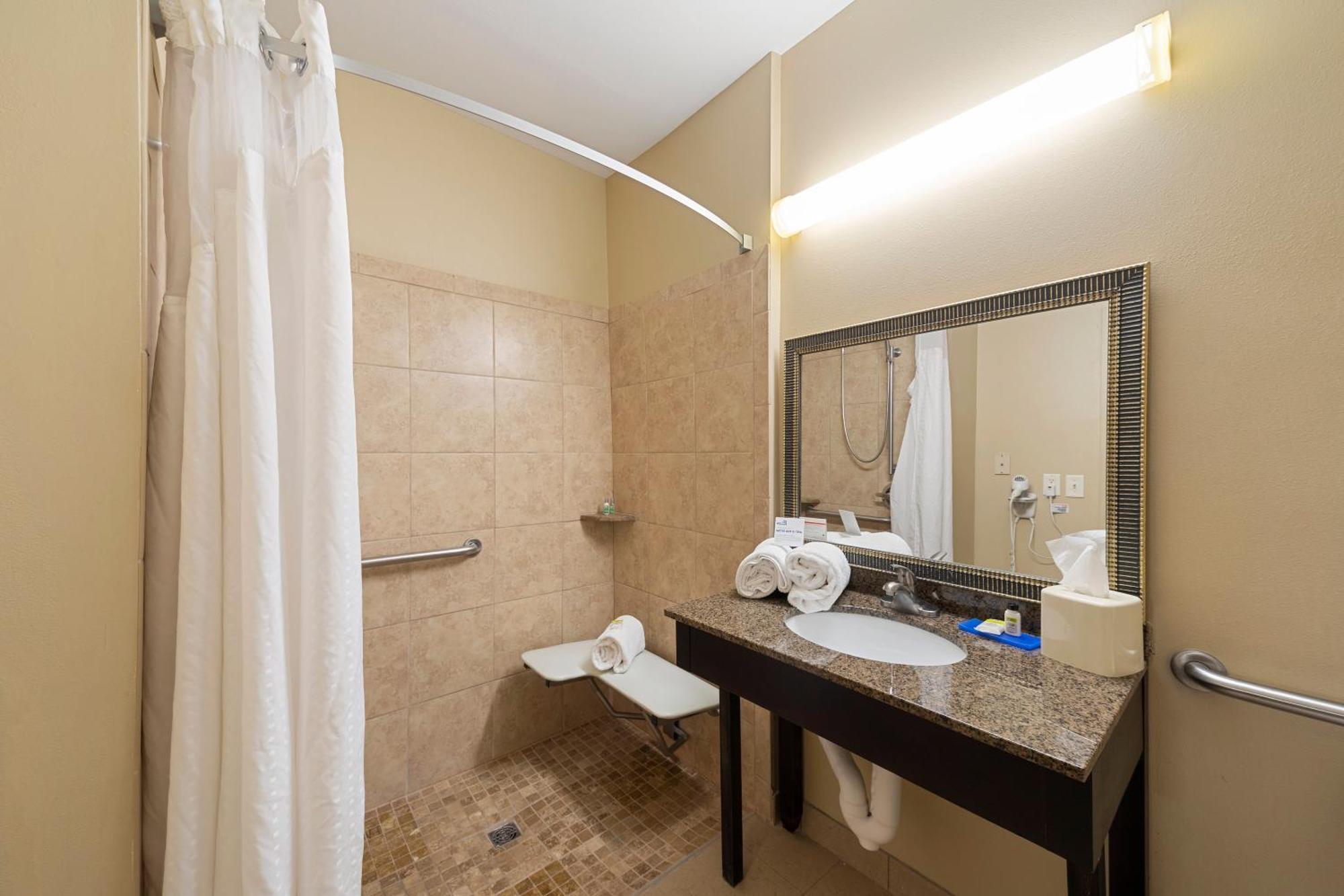 King Room Mobility Access or Roll Shower Non-Smoking