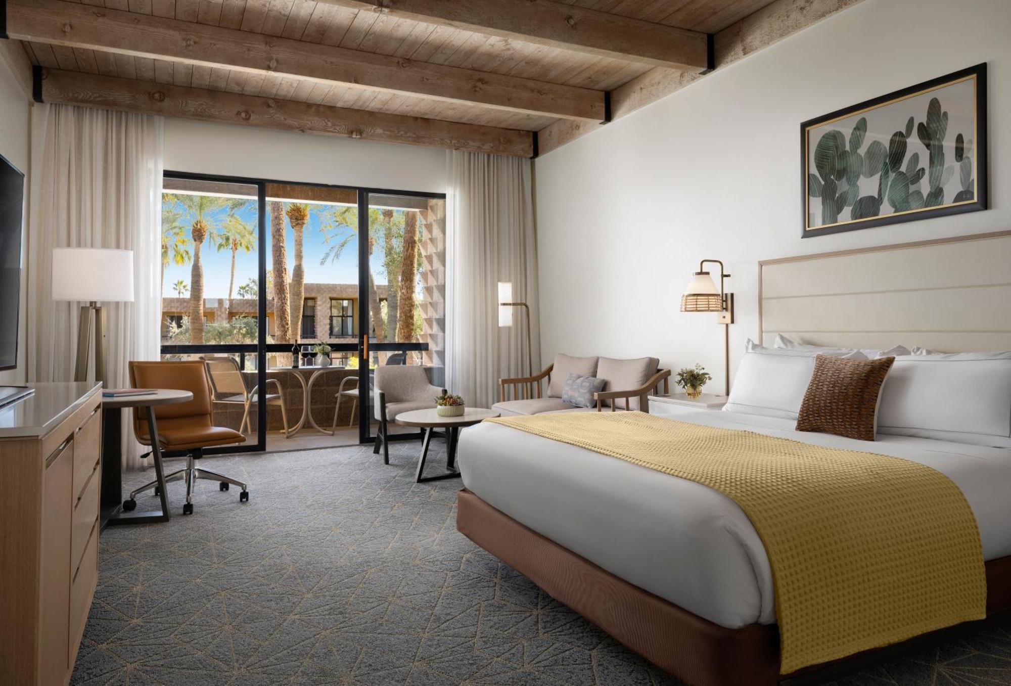King Room Patio or Balcony Courtyard View