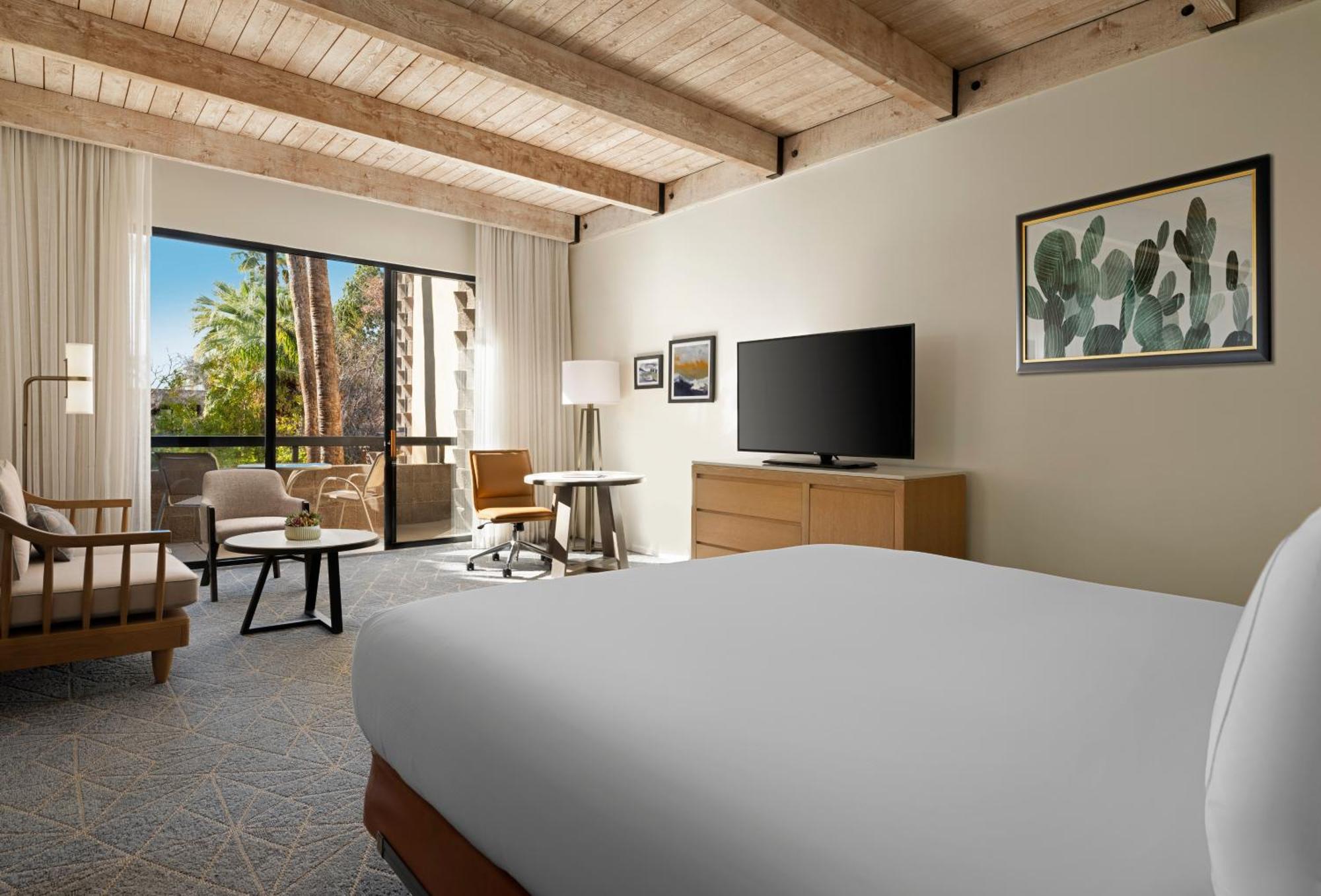 King Room Patio or Balcony Courtyard View