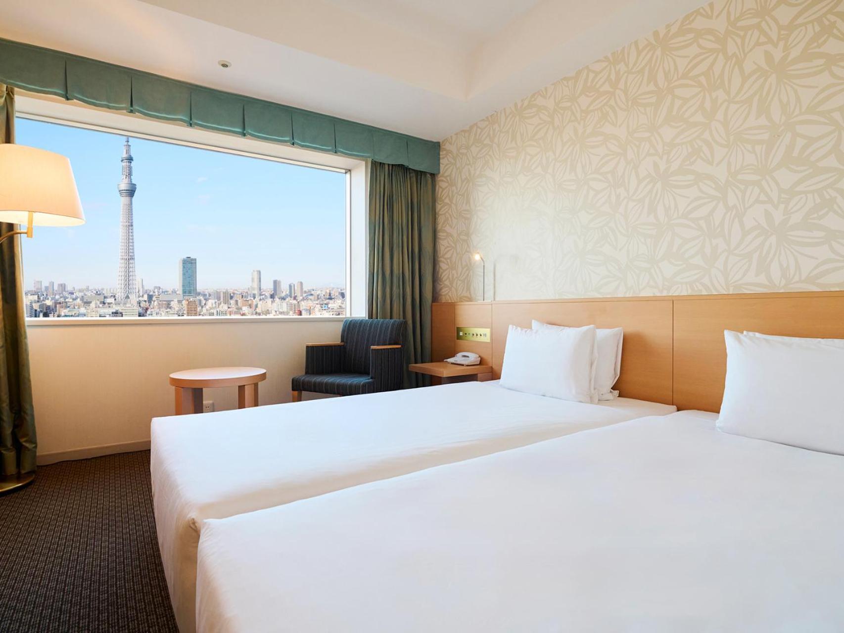 Economy Twin Room Tokyo Sky Tree View Non-Smoking