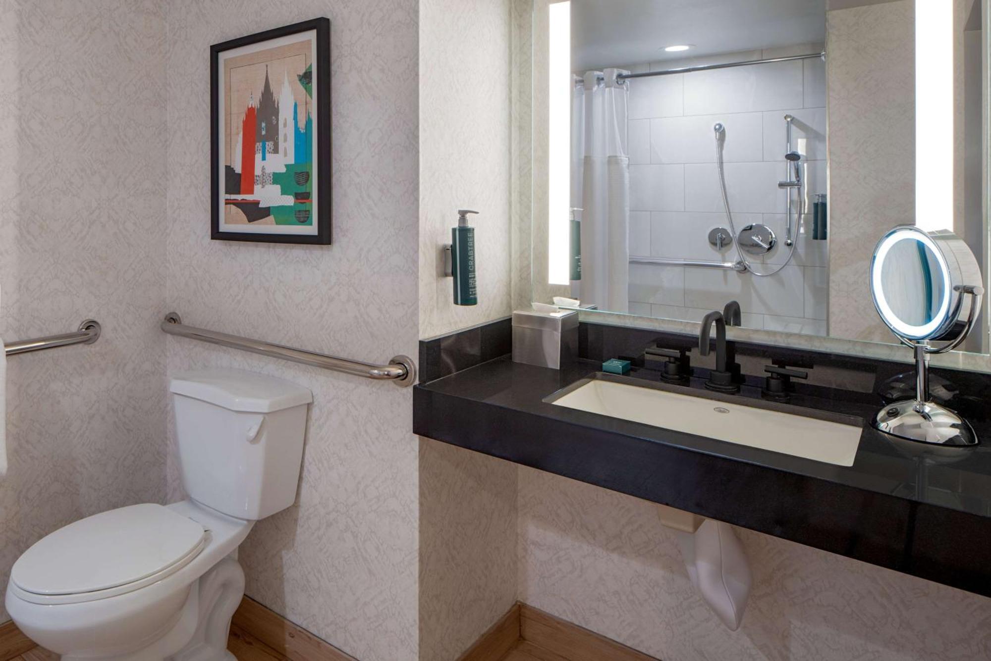 Queen Suite Roll Shower Mobility Accessible