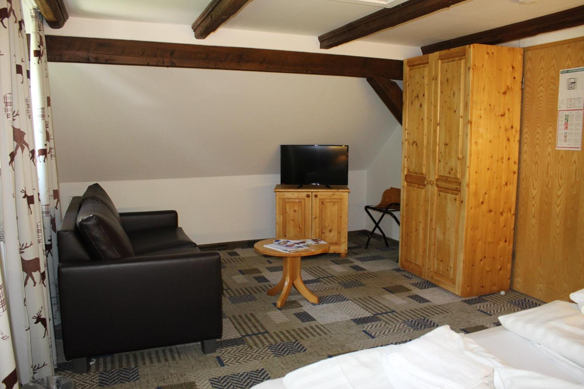 Double Room possibility of extra sofa bed