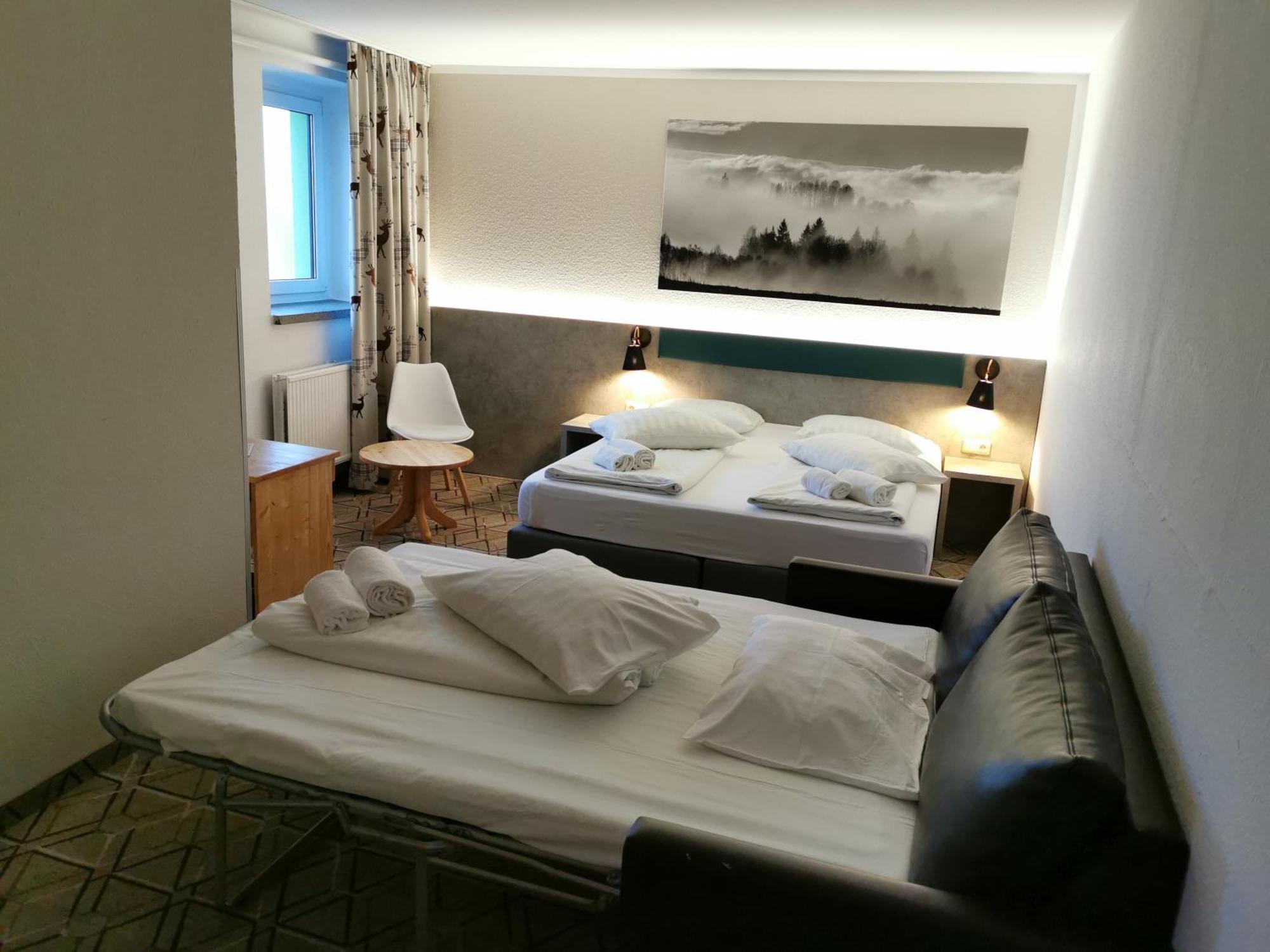 Double Room possibility of extra sofa bed