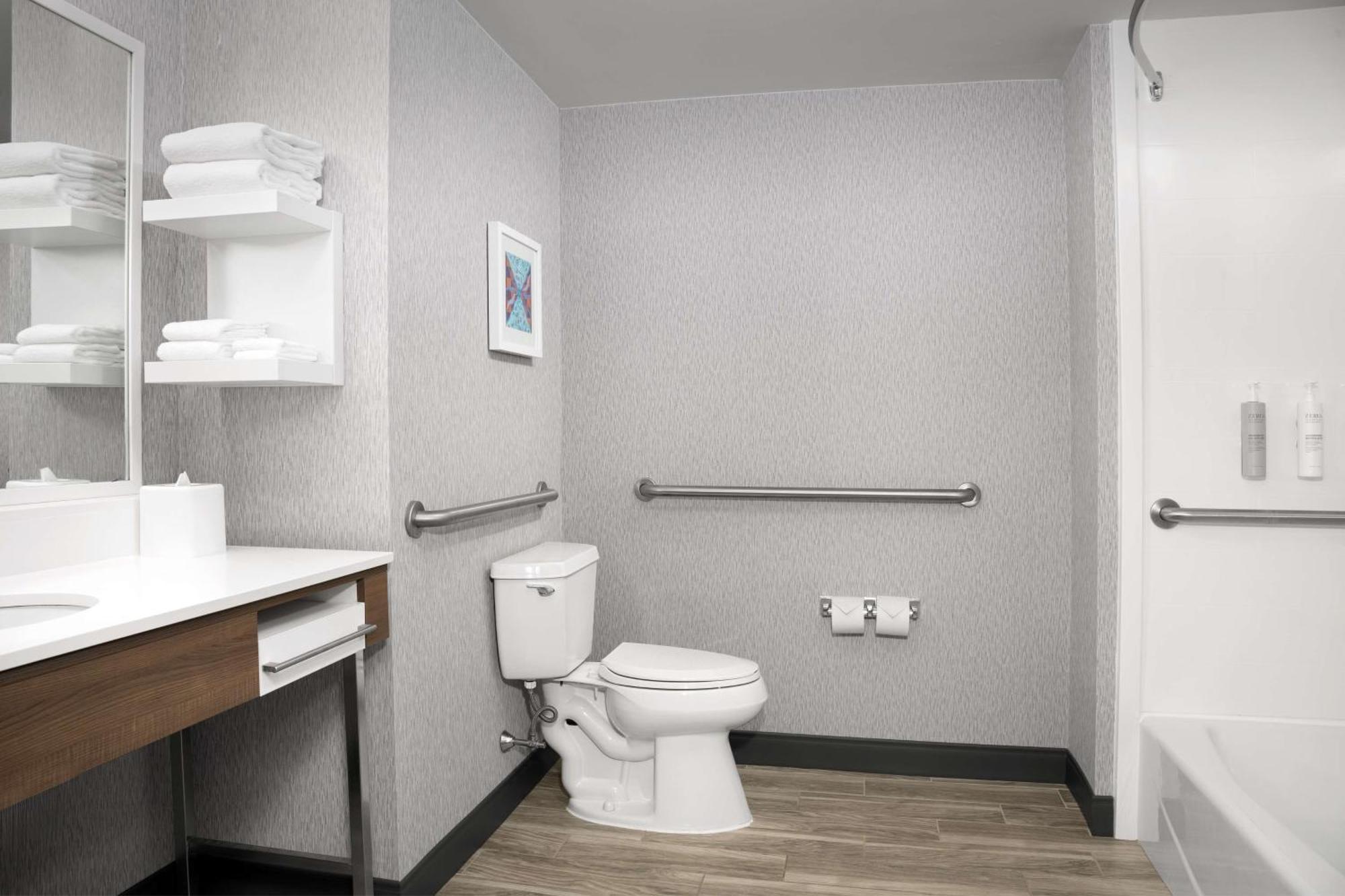 King Room Accessible Tub Mobility Hearing Access or Non-Smoking