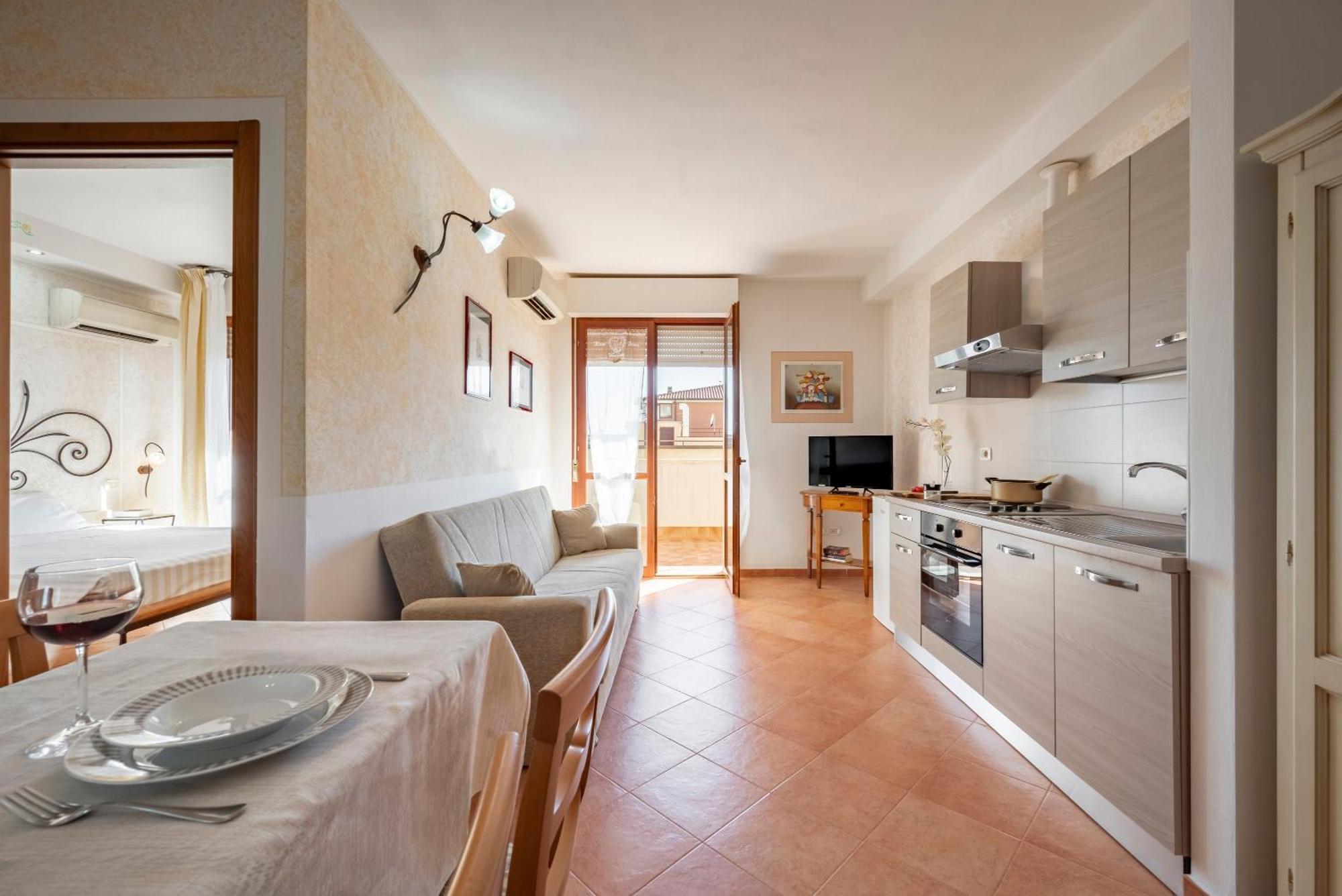One-Bedroom Apartment Balcony