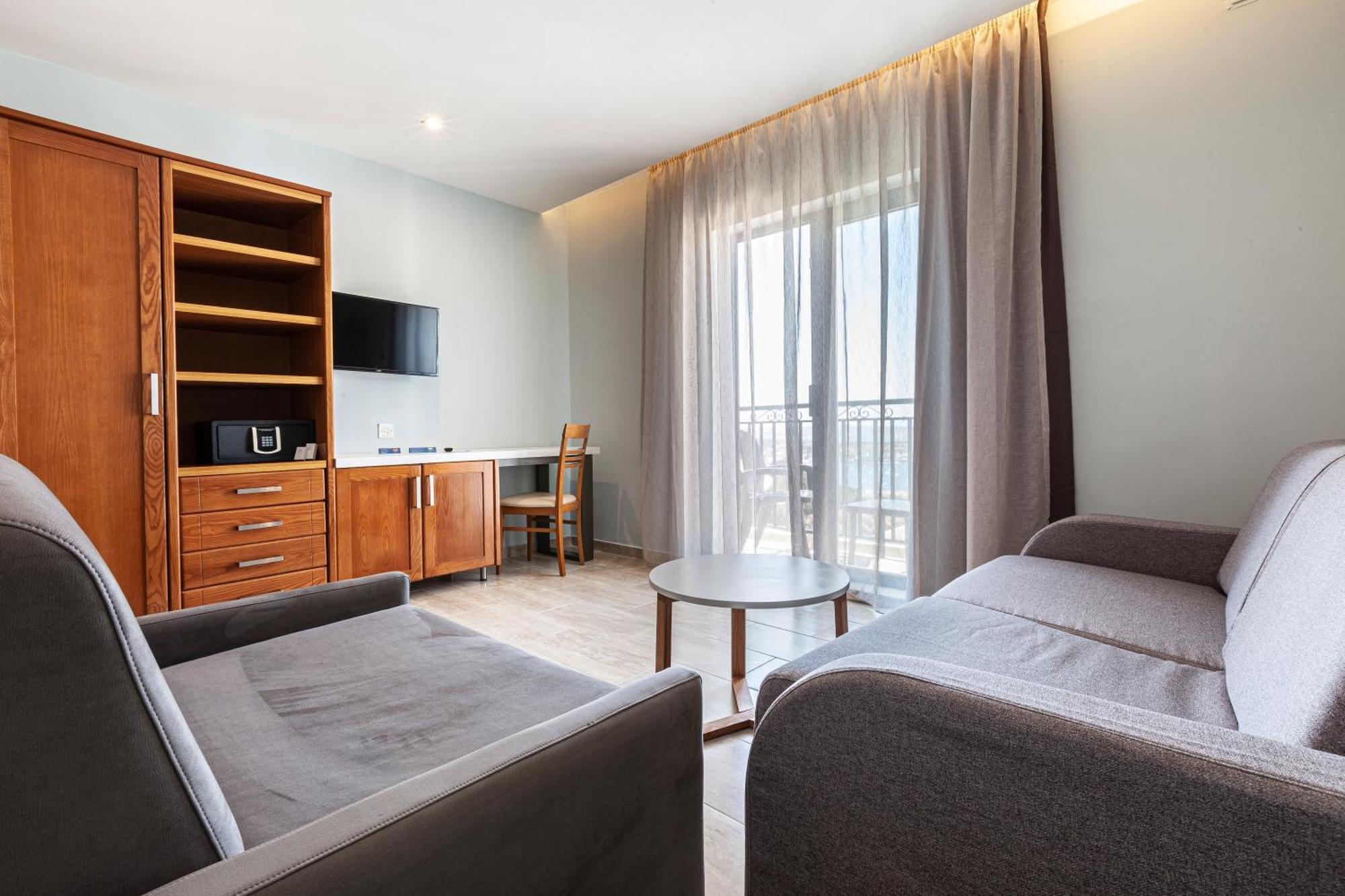 Apartment mit 1 Schlafzimmer und Meerblick
