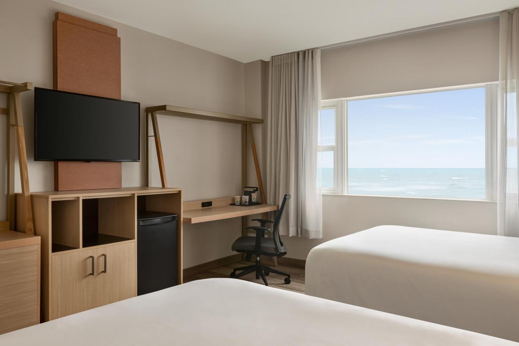 Oceanview Room Two Double Beds