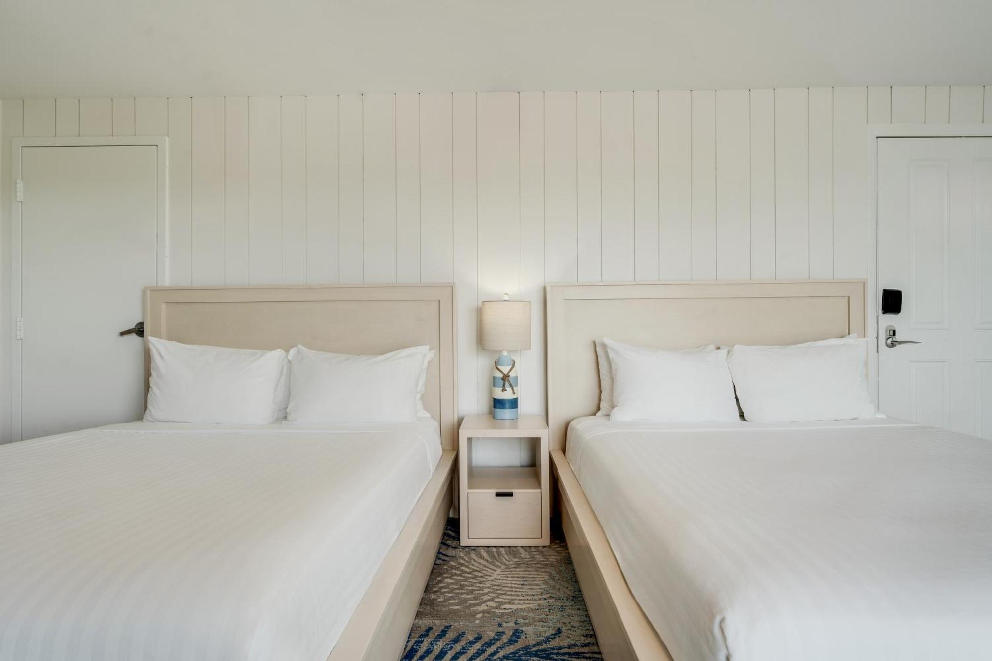 Room Two Double Beds Ocean View