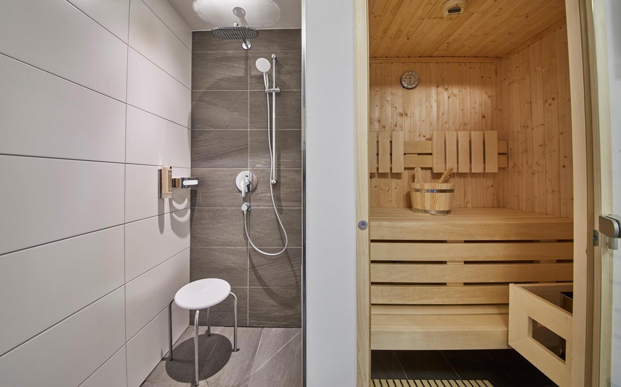 One-Bedroom Apartment Sauna