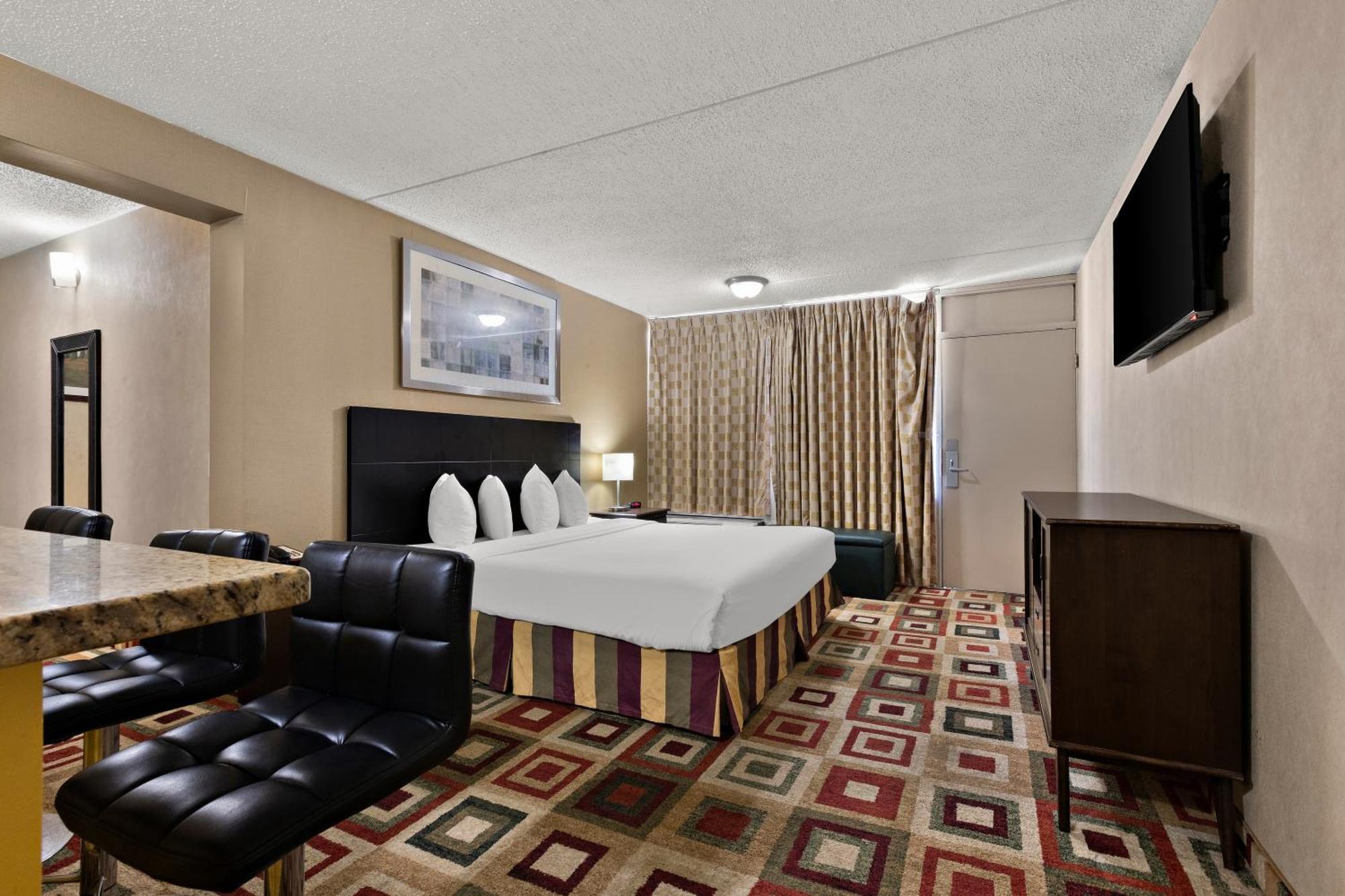Efficiency Queen Suite Living room Non Smoking