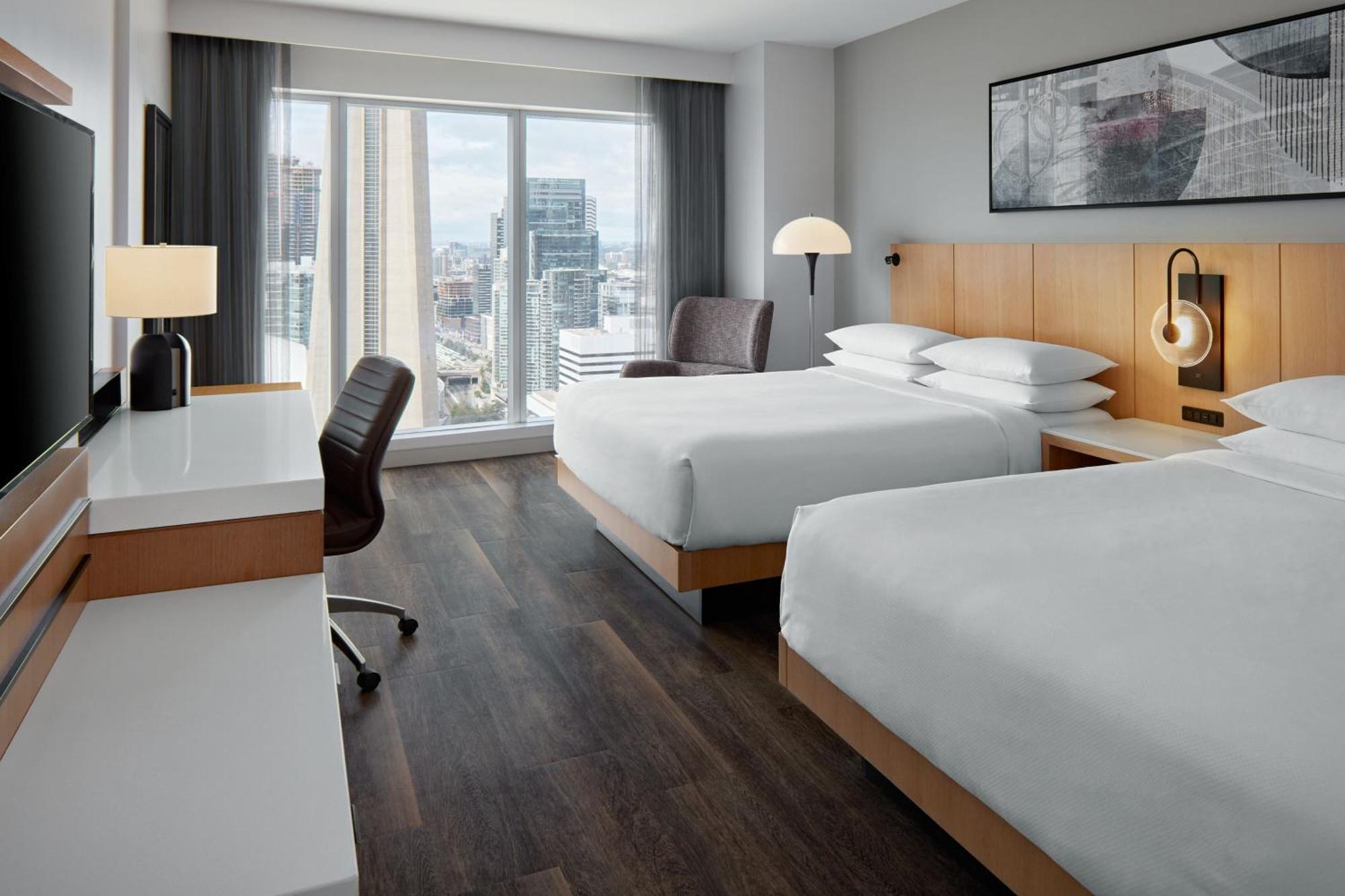 Guest Room Two Queen Beds Tower View