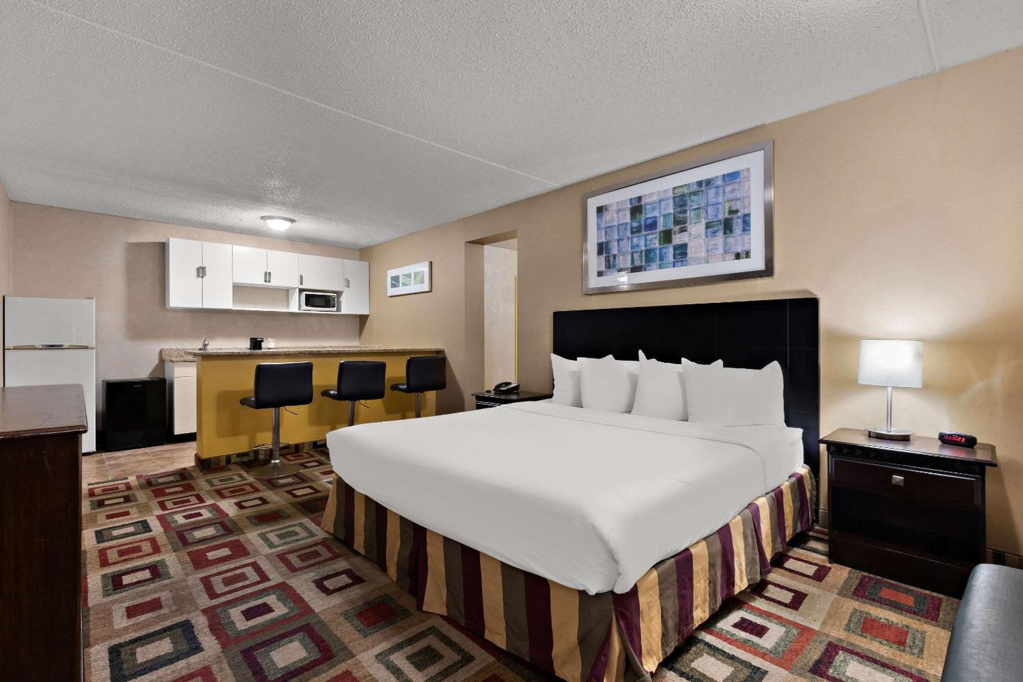 Efficiency Queen Suite Living room Non Smoking