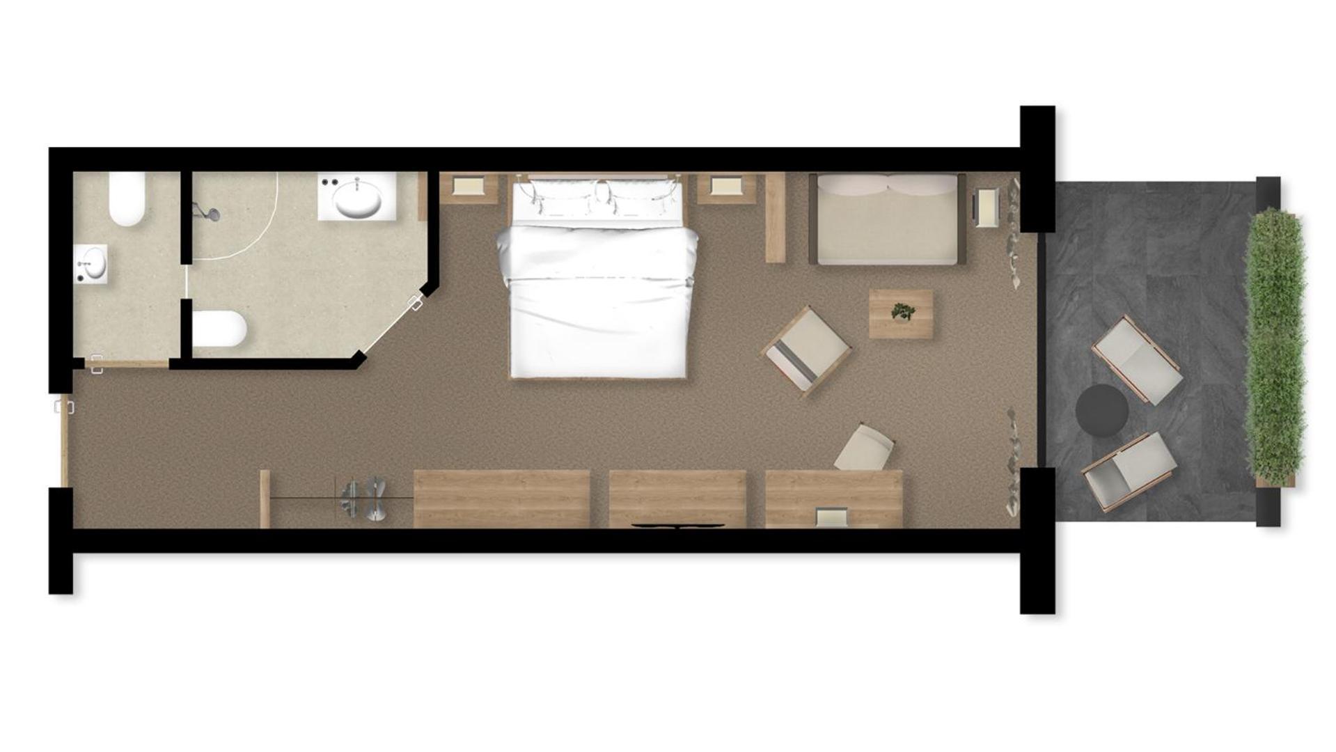 Superior Double Room Balcony