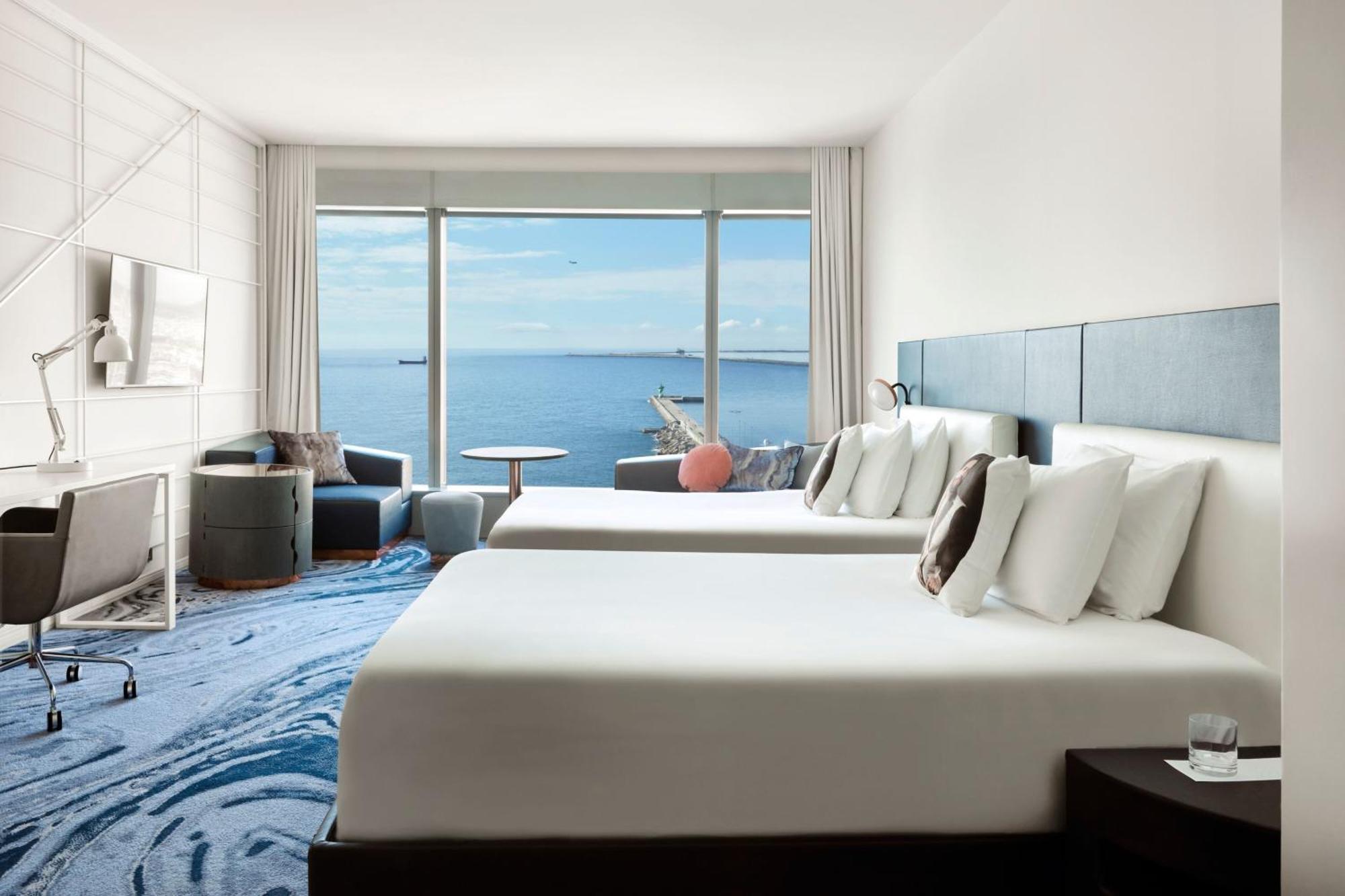 Premier Sky Twin Room Two Twin Beds Marina View