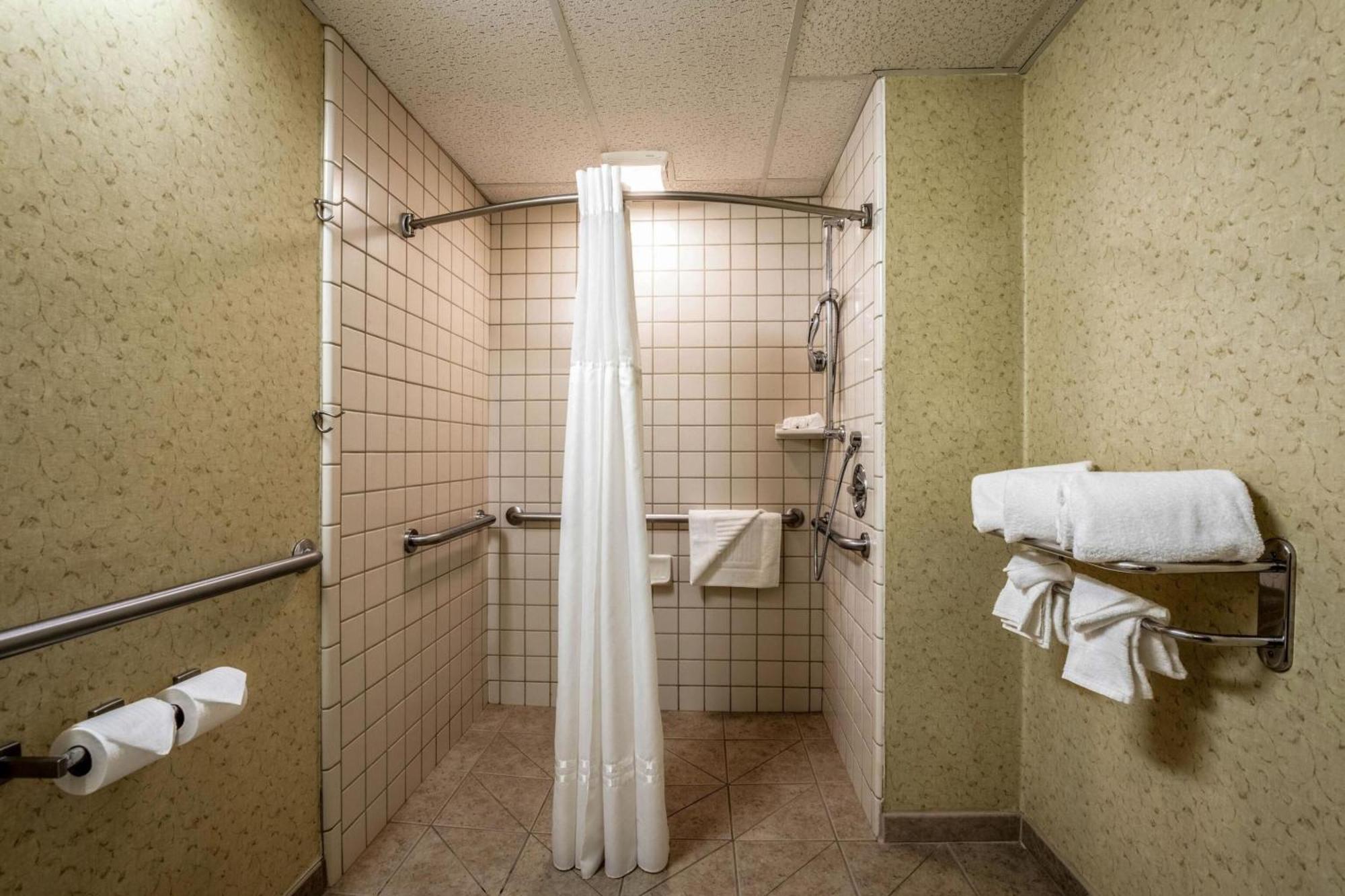 King Suite Roll Shower Accessible or Non-Smoking
