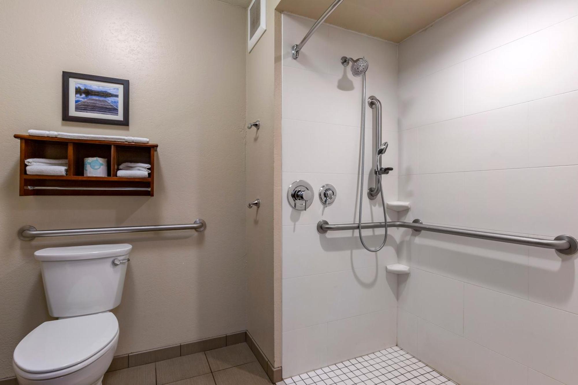 Standard Queen Room Two Queen Beds Roll Shower Accessible or Non-Smoking