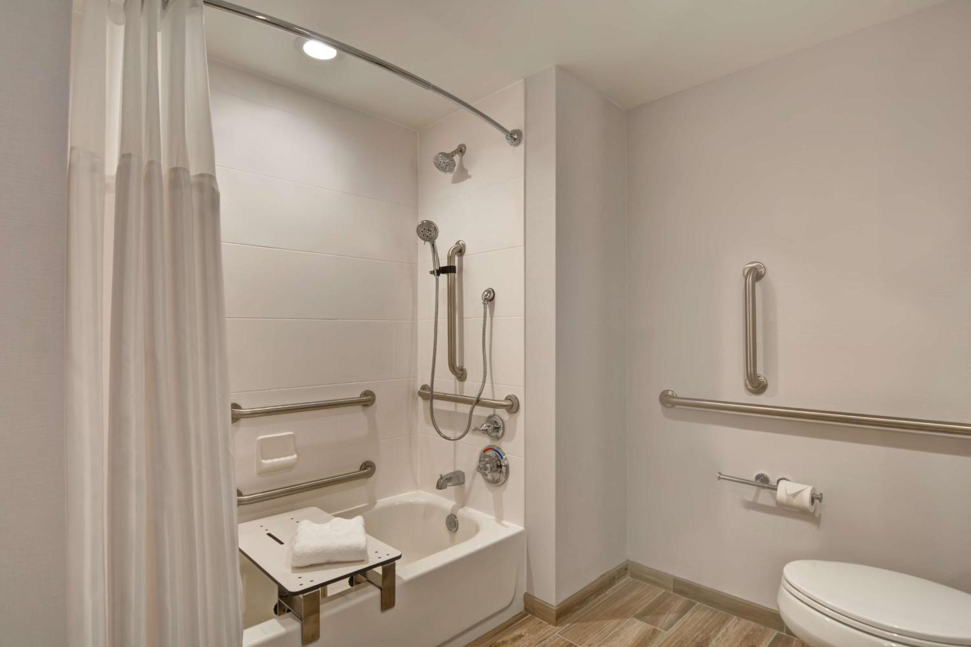 King Room Bath Tub Mobility Accessible