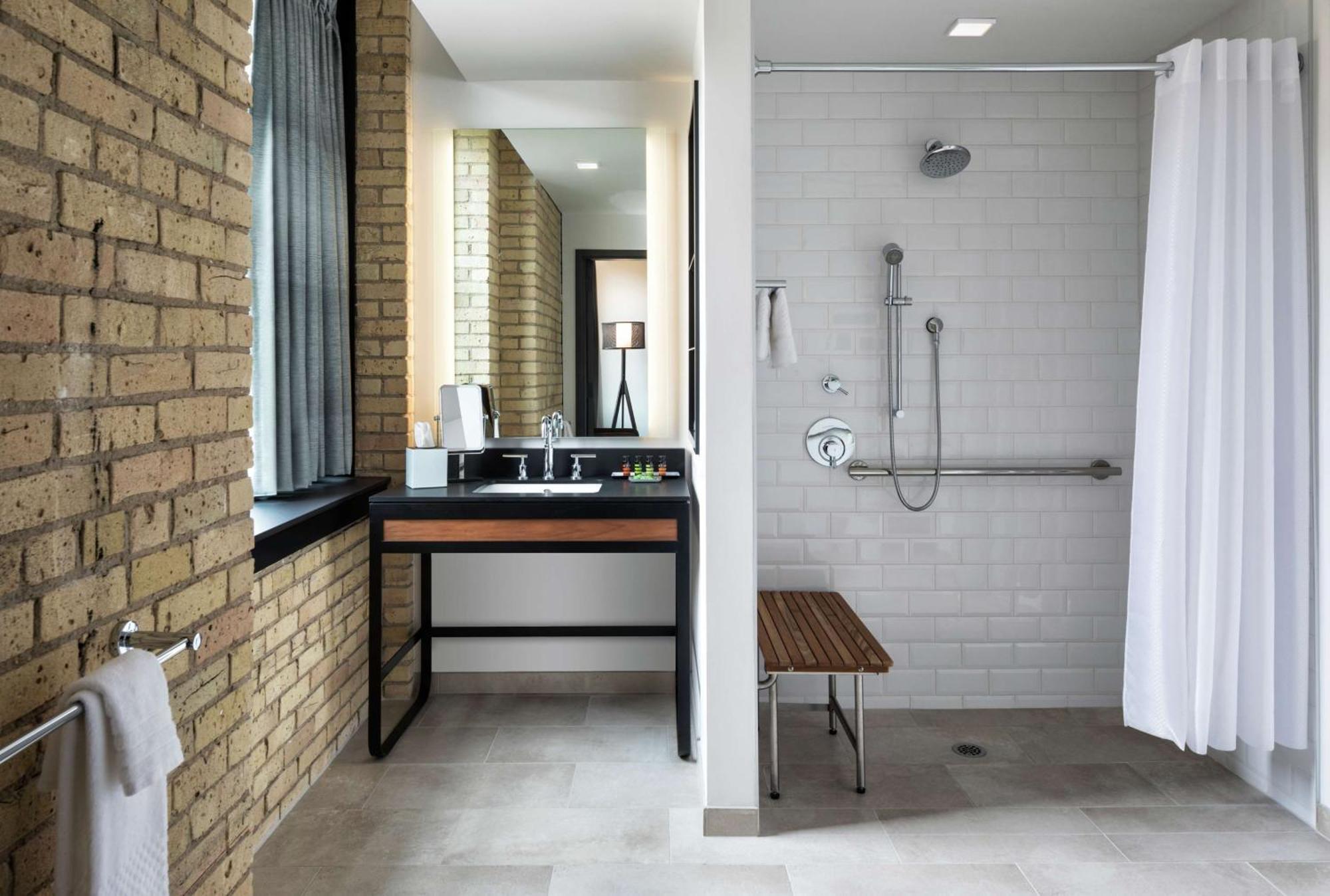 King Room Roll Shower Mobility Accessible