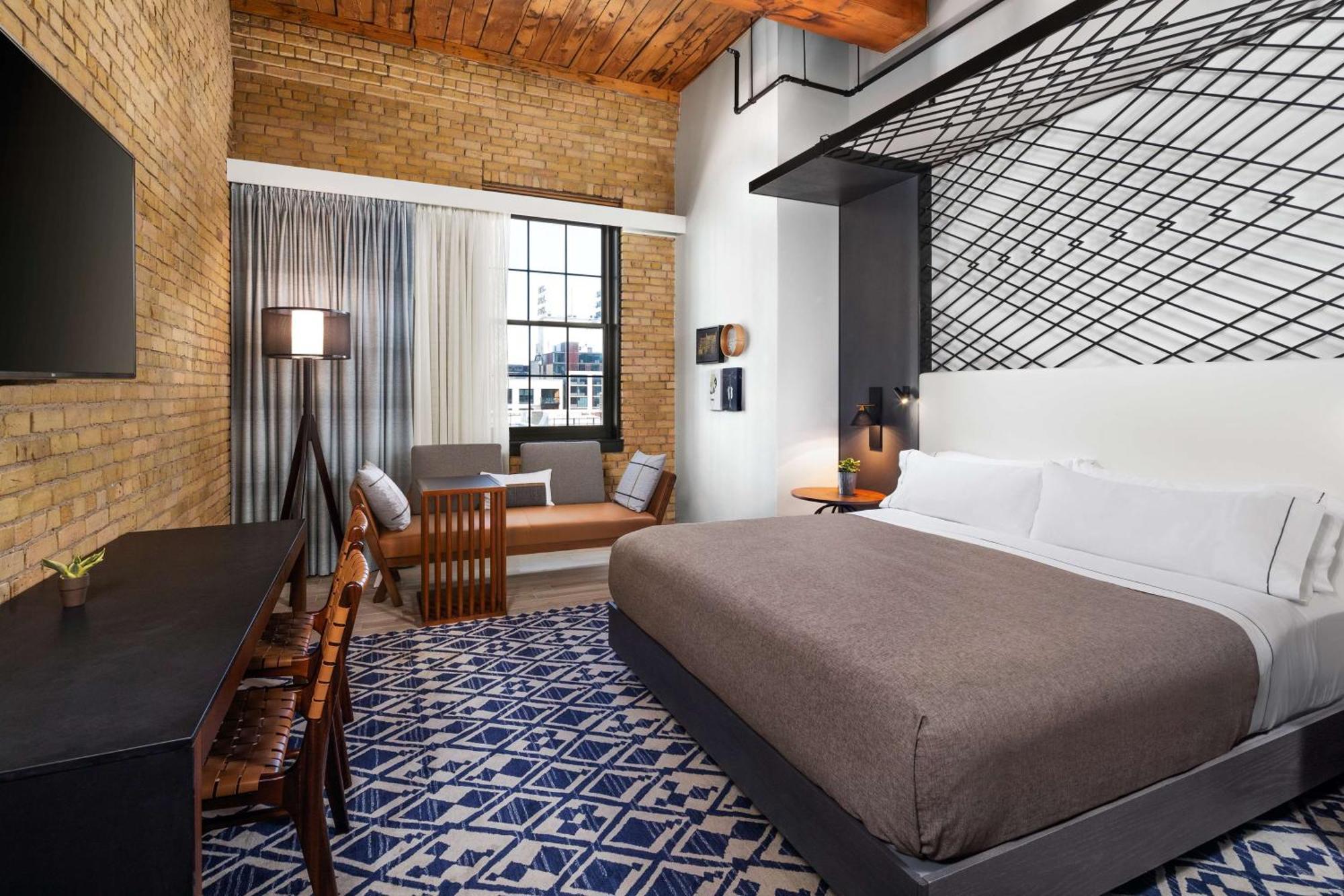 One King Room Interior Atrium view