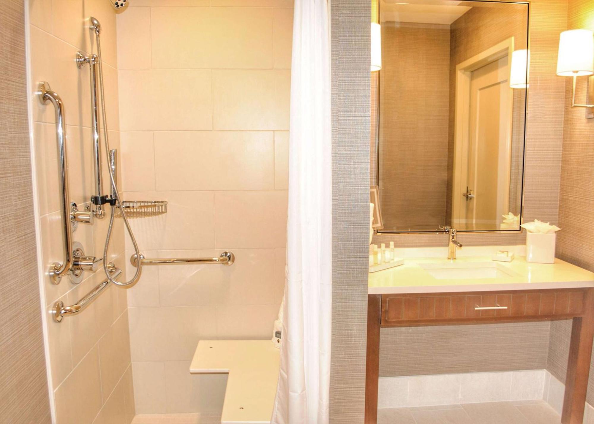 Queen Room Two Queen Beds Shower Mobility or Hearing Access