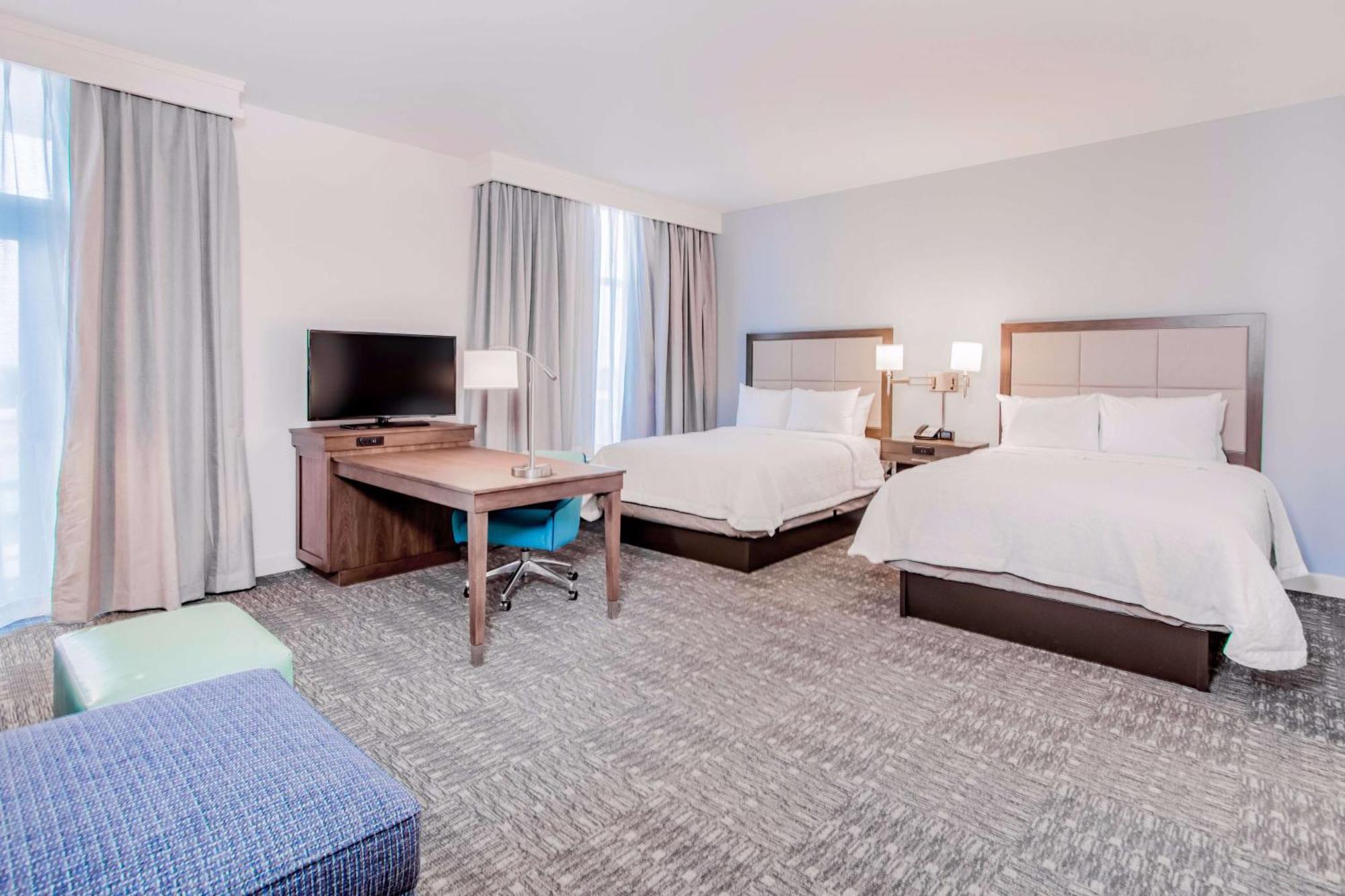 Queen Studio Suite Roll Shower Two Queen Beds Mobility Accessible Non-Smoking