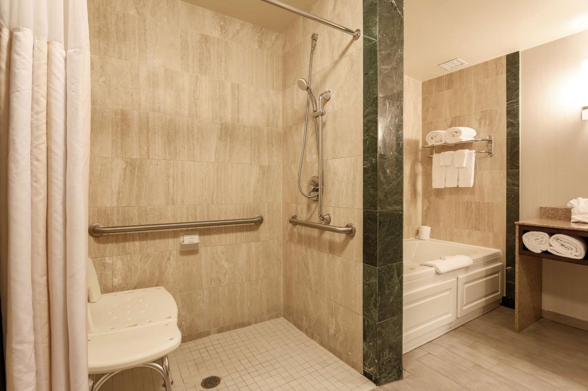 King Suite Roll Shower Mobility Access