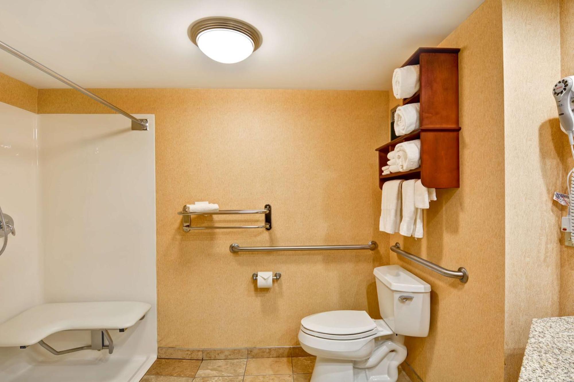 Queen Room Roll Shower Disability Access or Non-Smoking