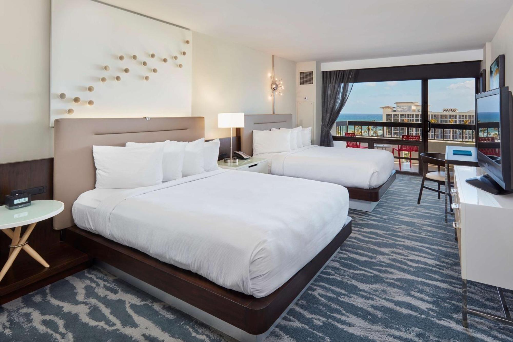 Queen Room Two Queen Beds Ocean View Balcony