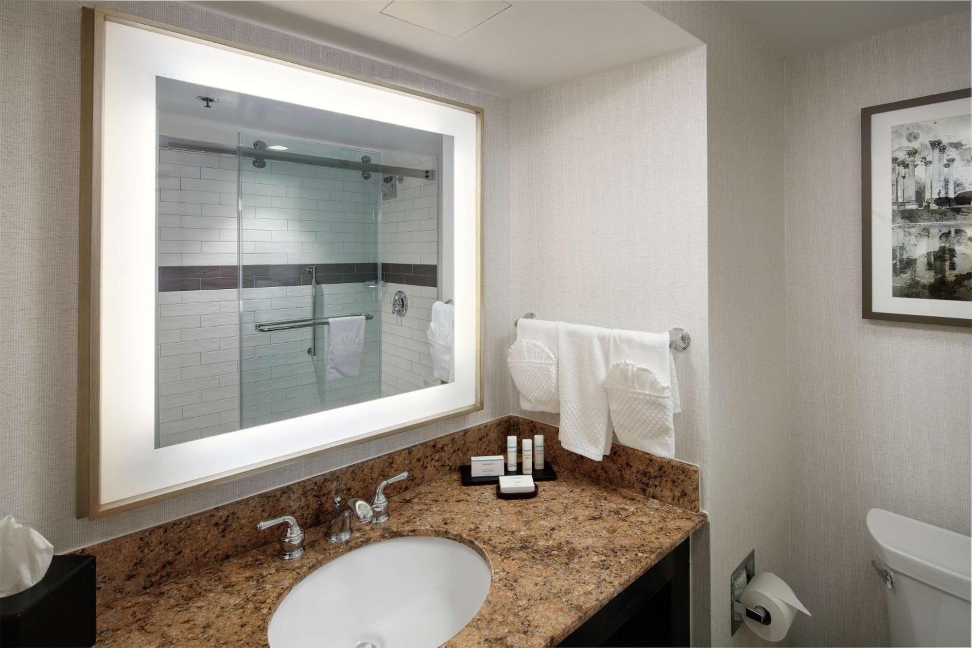 Suite One King Bed One Queen Sofa Bed Shower