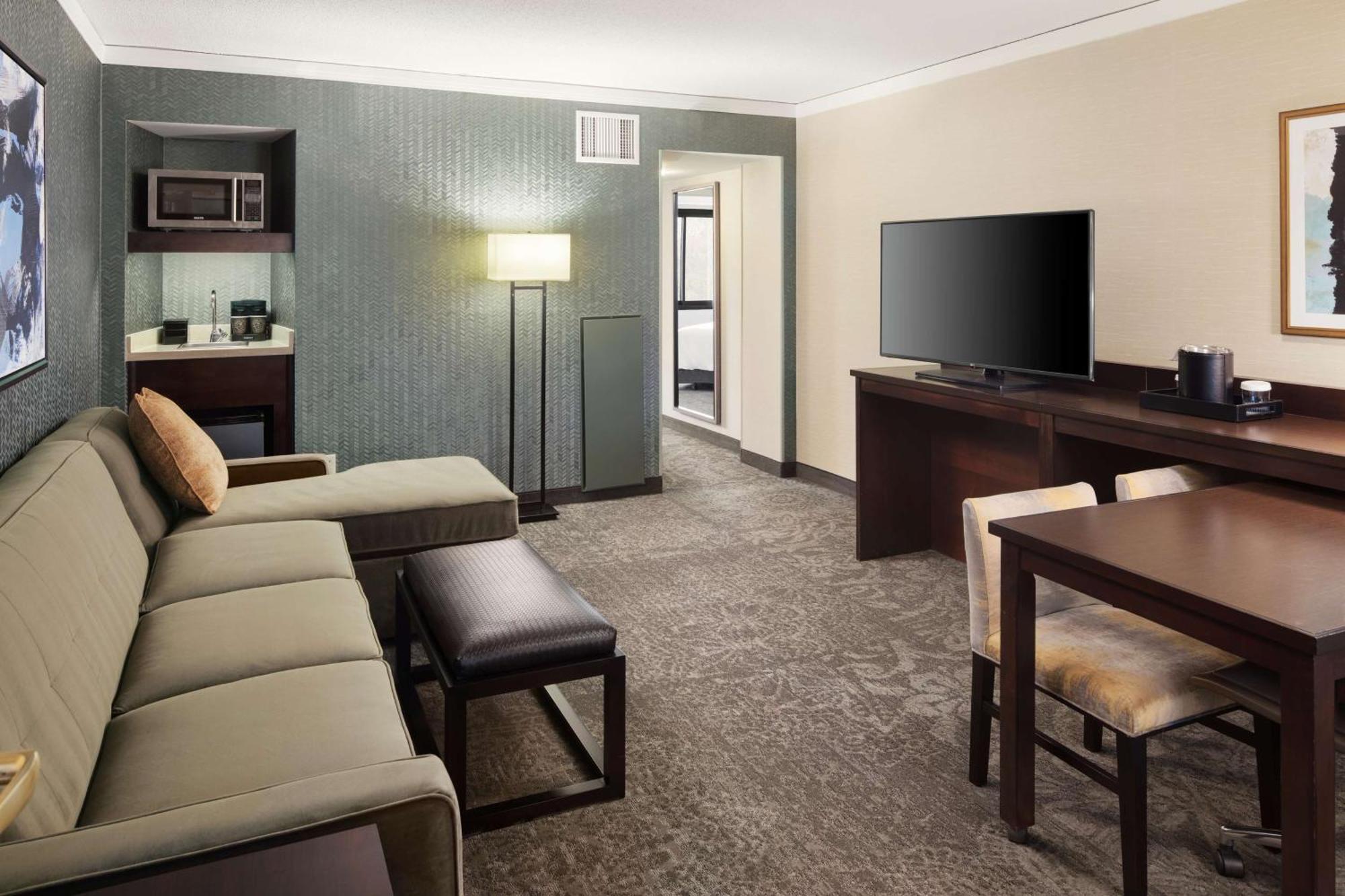 Suite One King Bed One Queen Sofa Bed Shower